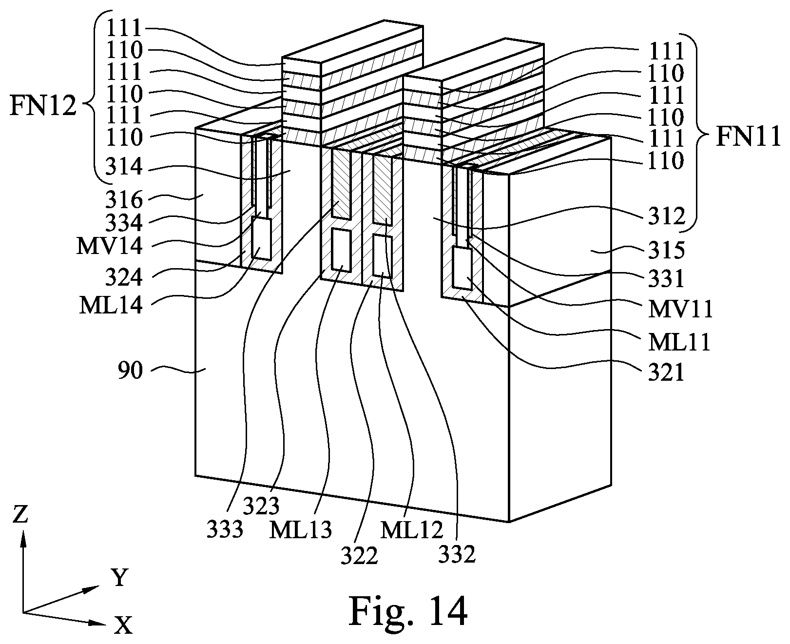 Patent US12588181 Figure 20 – Memory device and method for forming the same