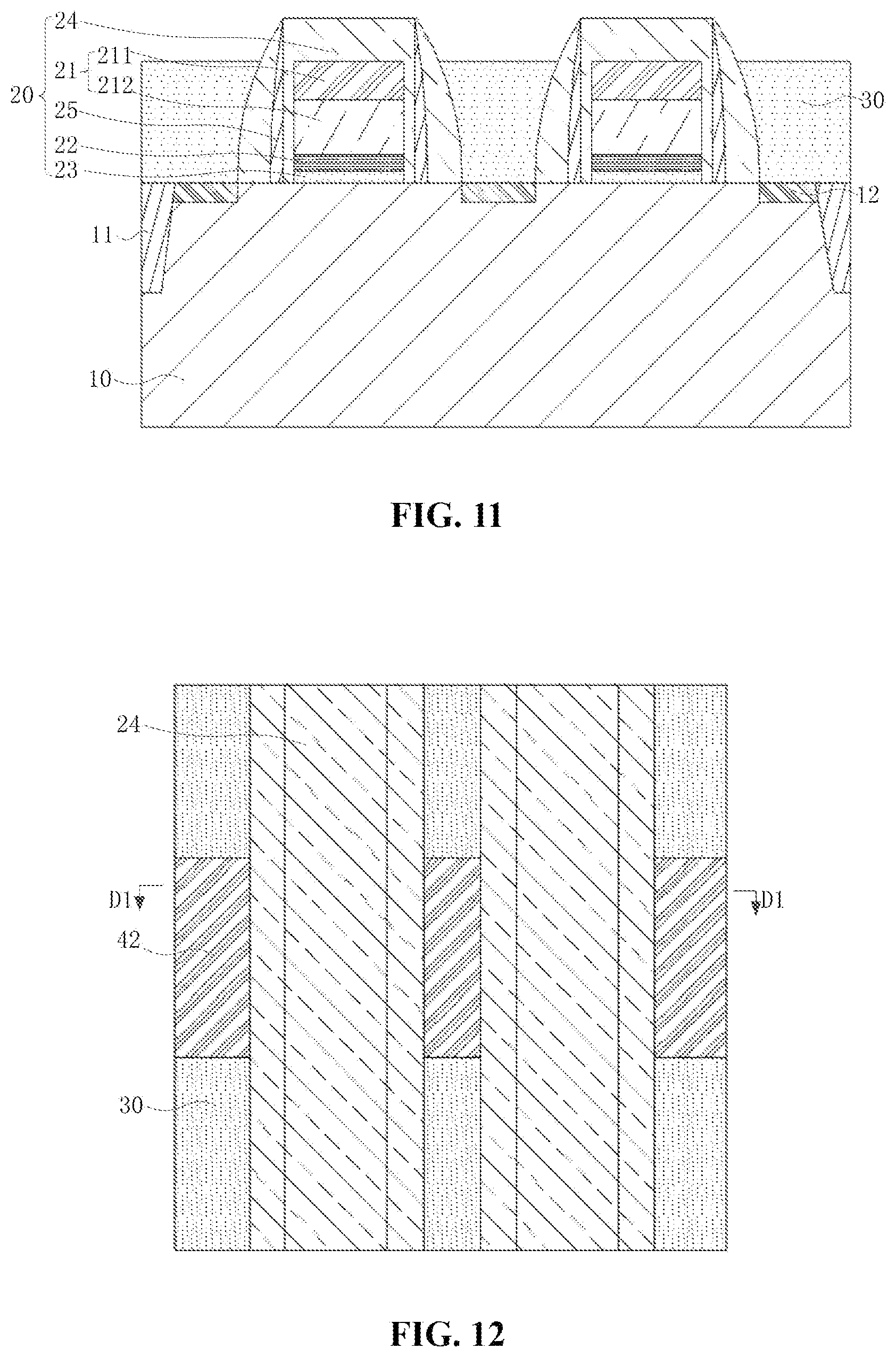 Patent US12588183 Figure 6 – Semiconductor memory structure with butted contact and method for manufacturing same