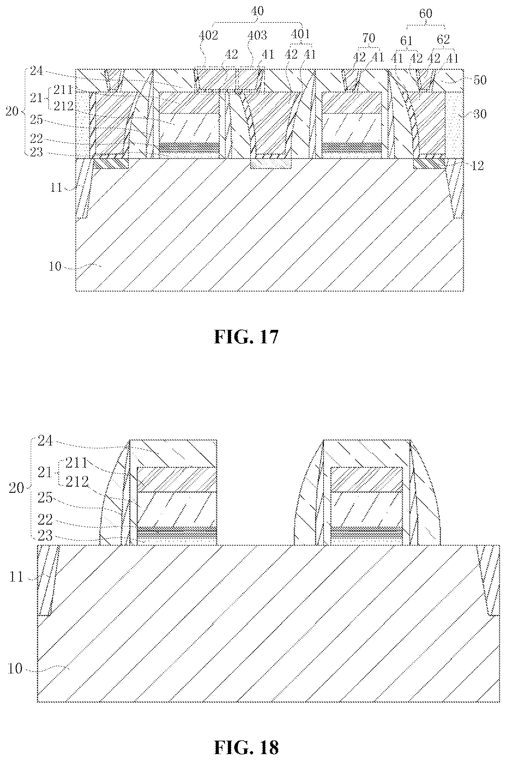 Patent US12588183 Figure 9 – Semiconductor memory structure with butted contact and method for manufacturing same