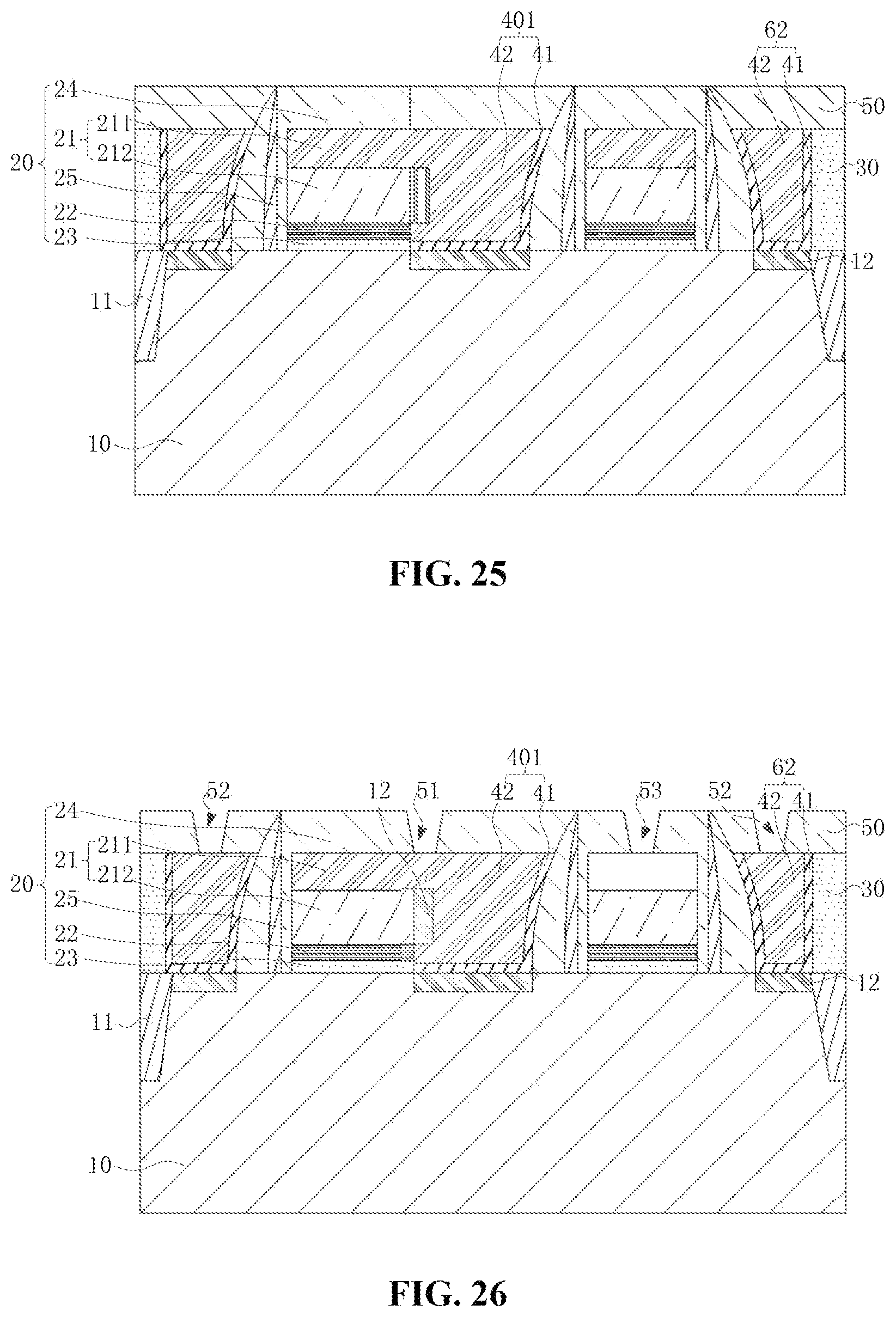 Patent US12588183 Figure 13 – Semiconductor memory structure with butted contact and method for manufacturing same