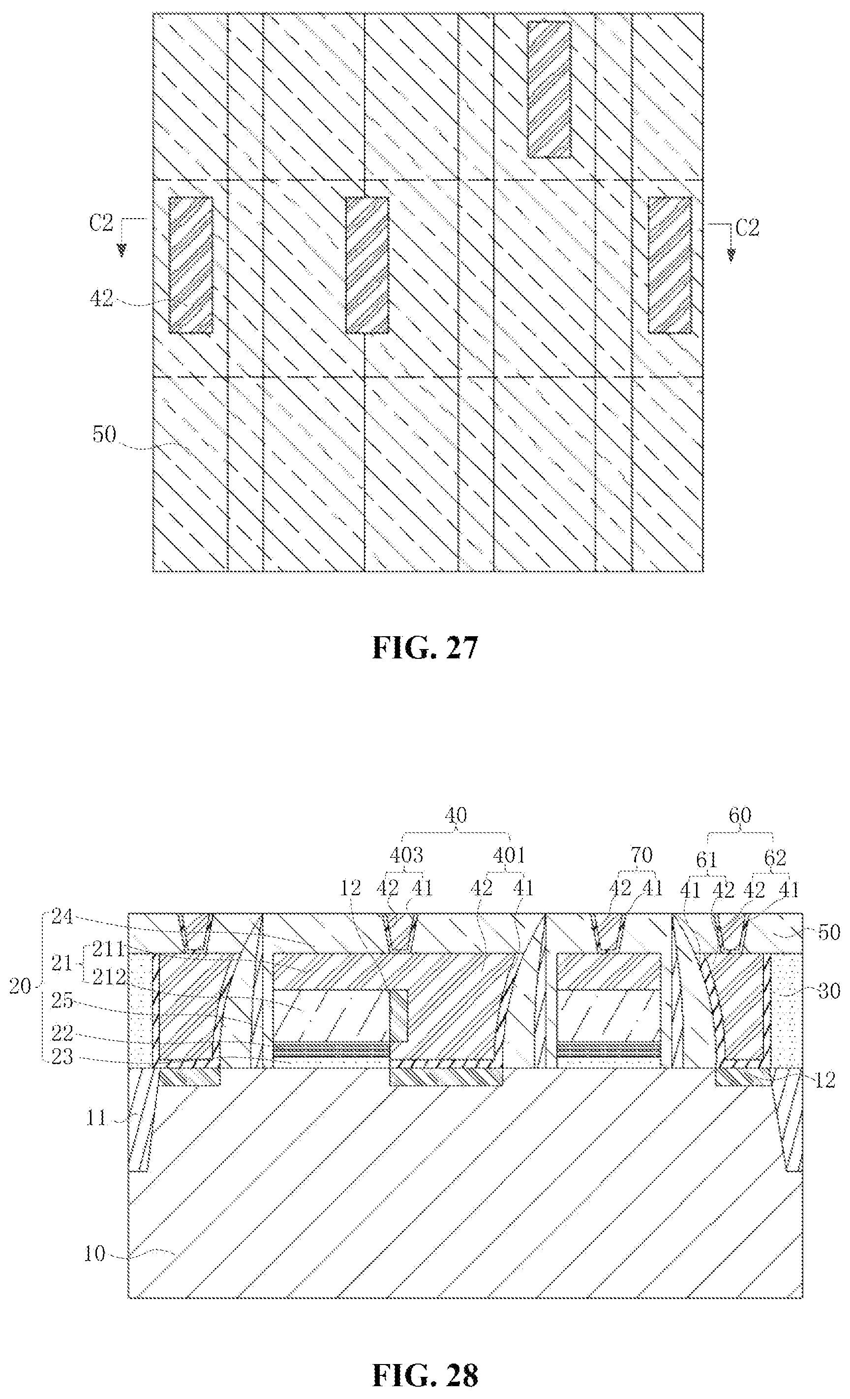 Patent US12588183 Figure 14 – Semiconductor memory structure with butted contact and method for manufacturing same