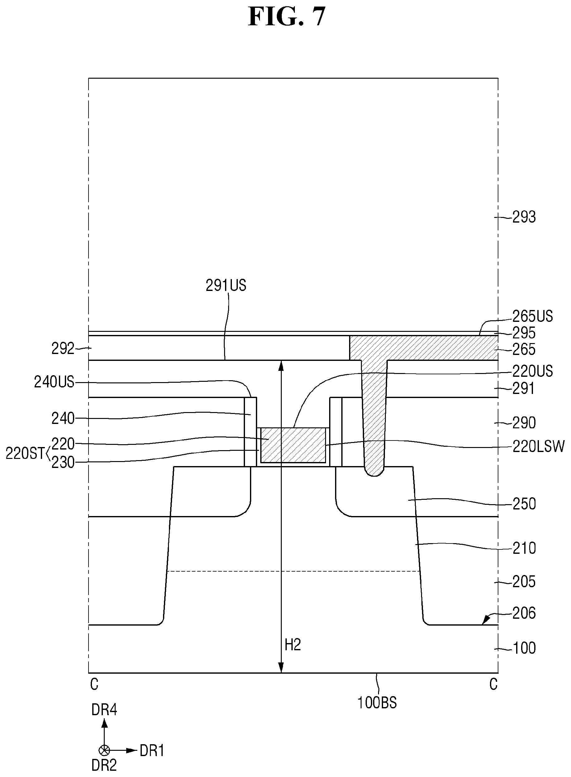 Patent US12588187 Figure 7 – Semiconductor memory device and method for fabricating the same
