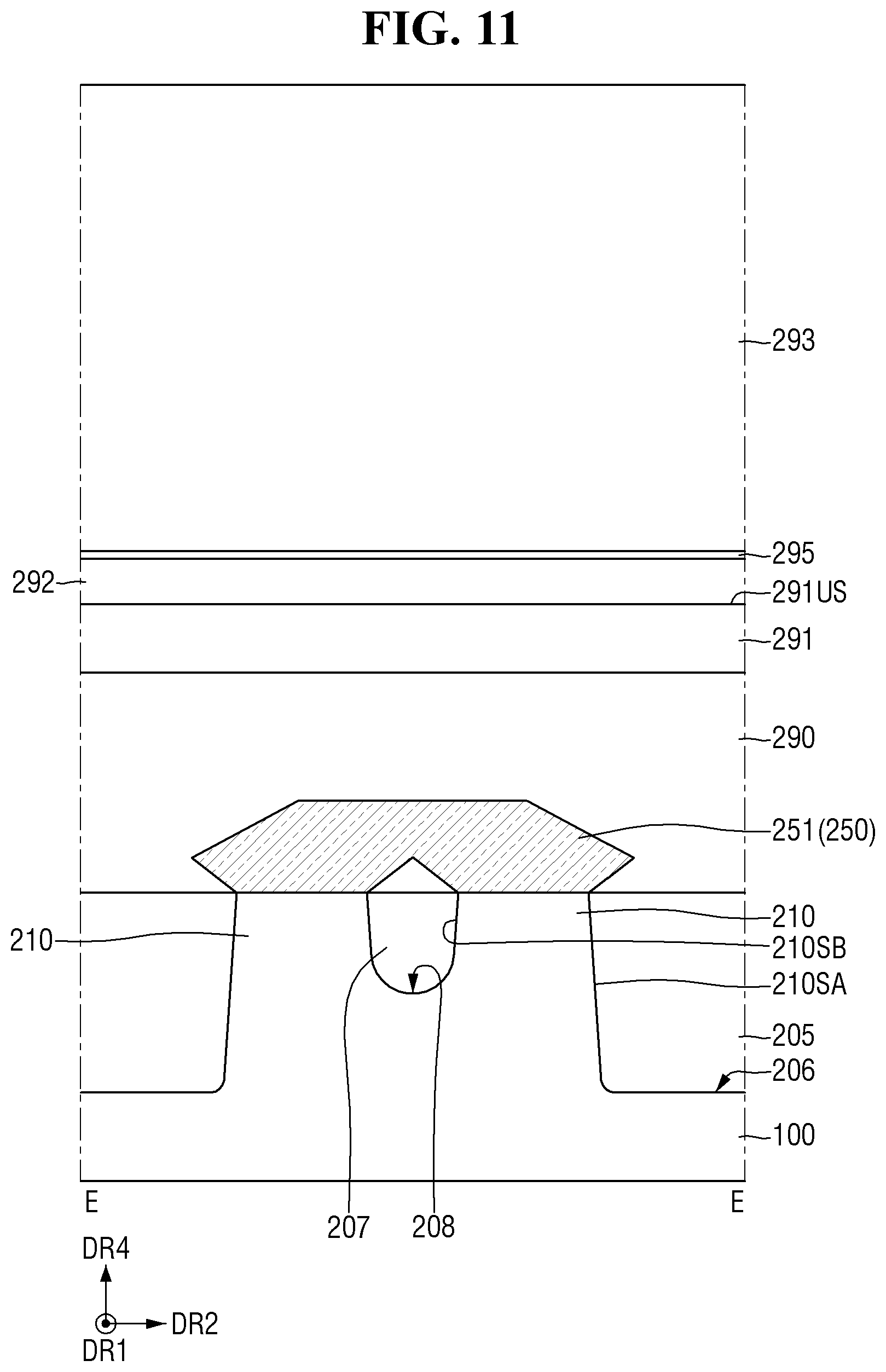 Patent US12588187 Figure 11 – Semiconductor memory device and method for fabricating the same