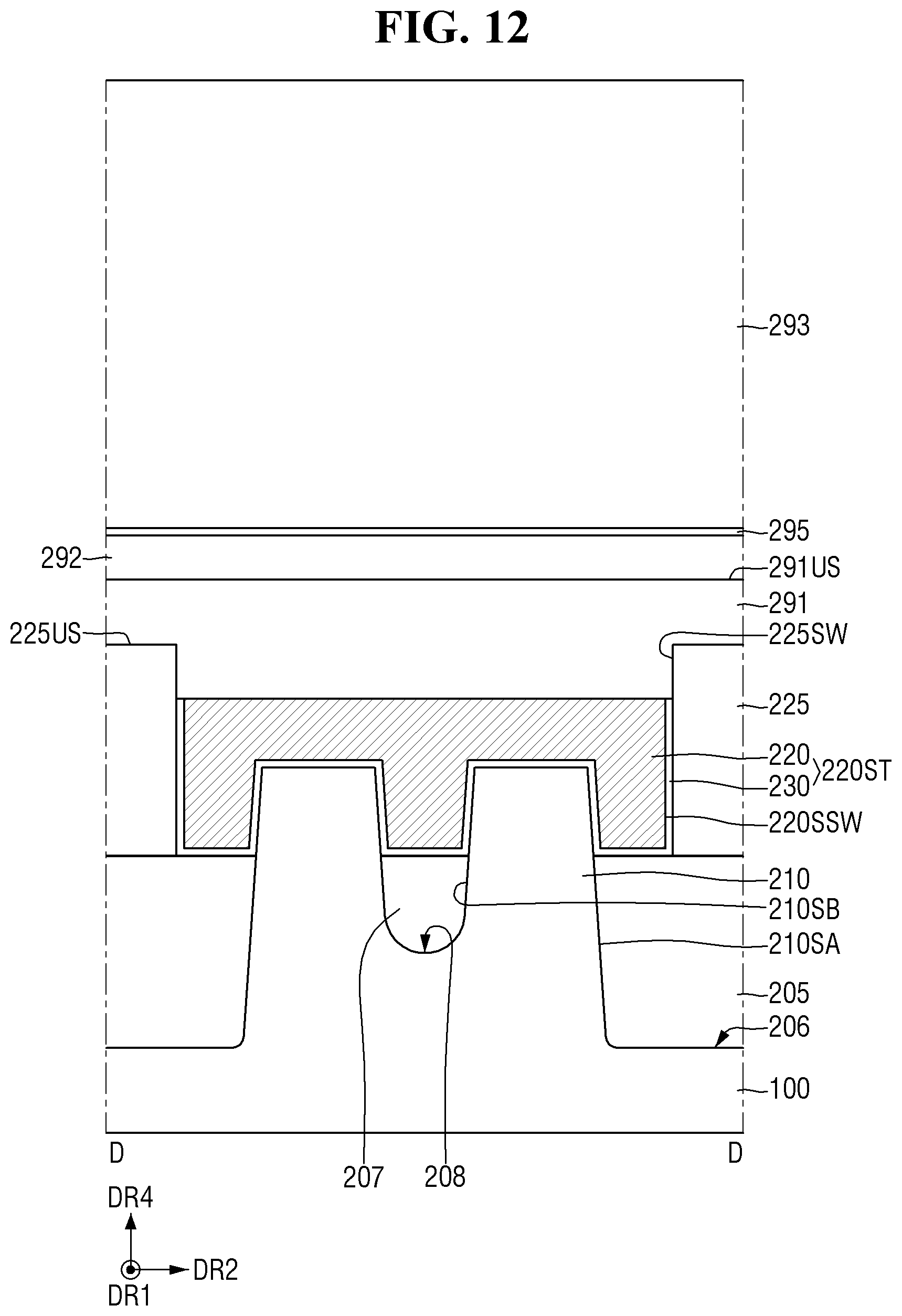 Patent US12588187 Figure 12 – Semiconductor memory device and method for fabricating the same