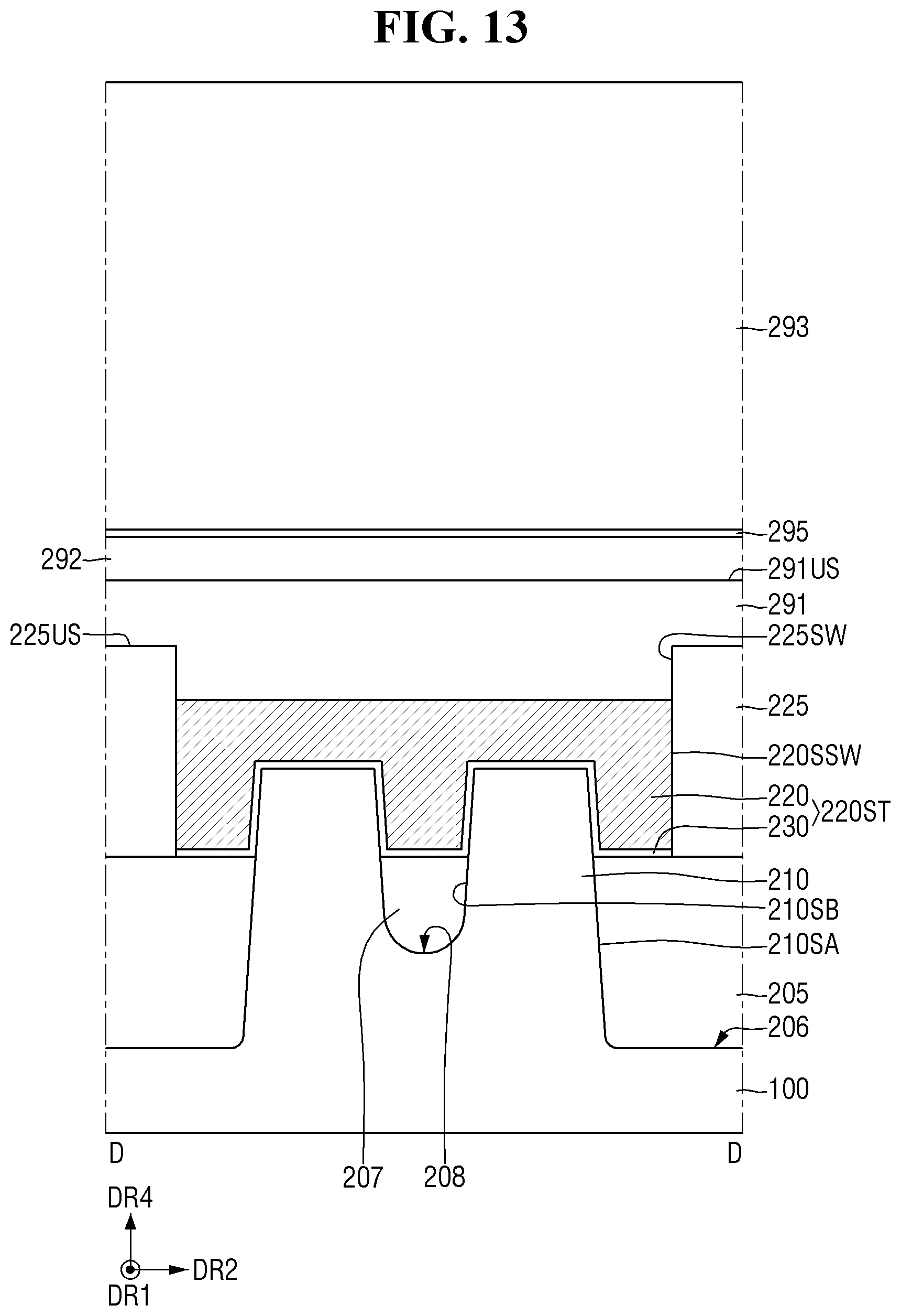 Patent US12588187 Figure 13 – Semiconductor memory device and method for fabricating the same