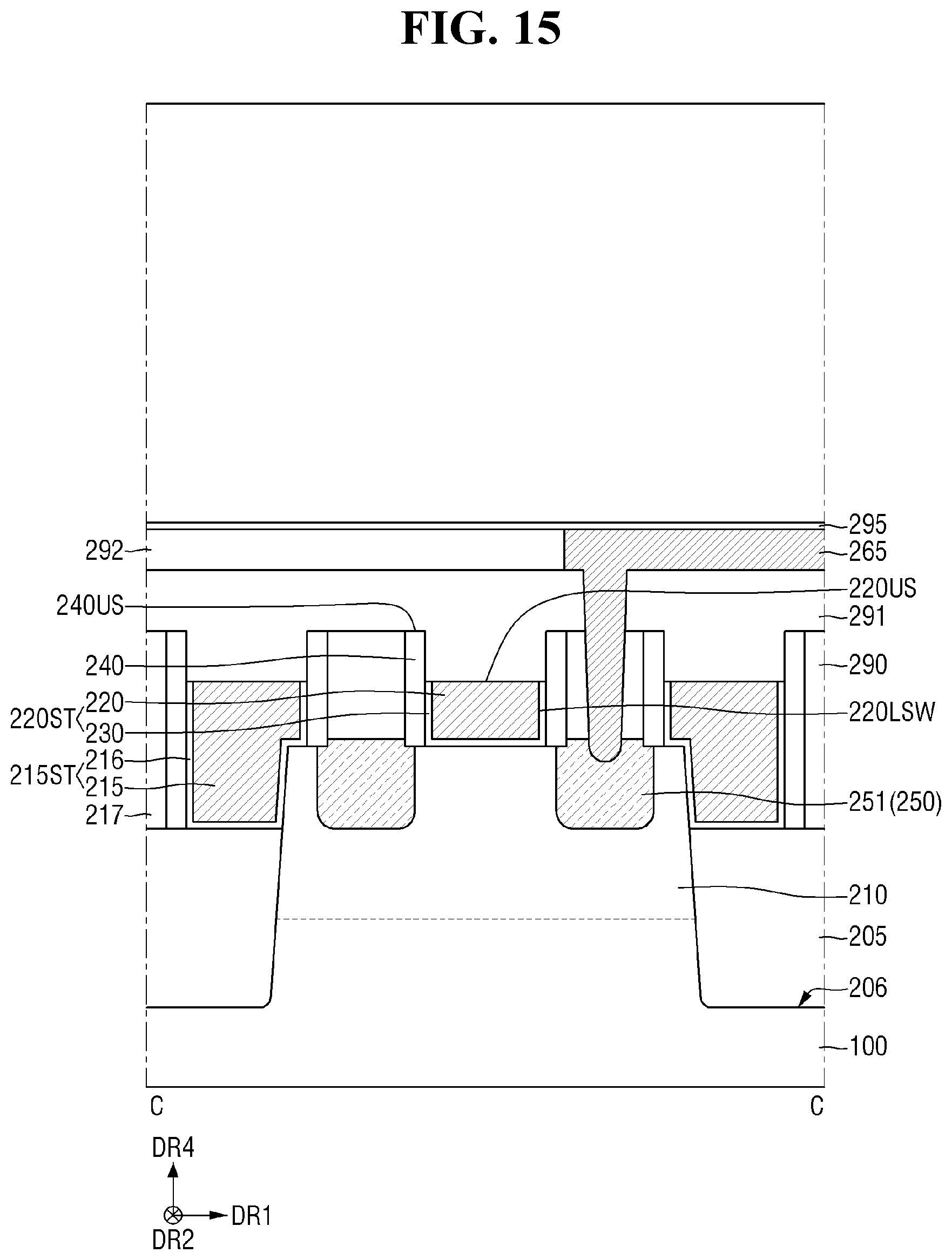 Patent US12588187 Figure 15 – Semiconductor memory device and method for fabricating the same