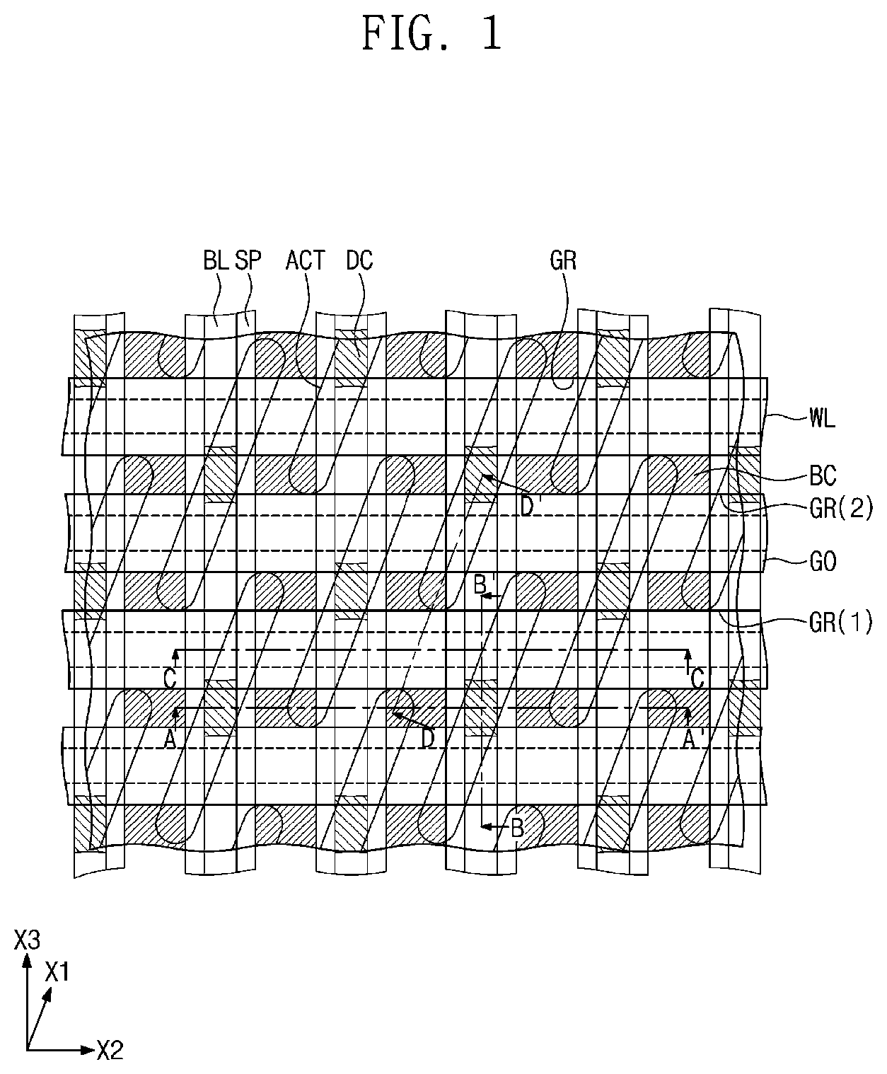 Patent US12588188 Figure 1 – Semiconductor device and method of fabricating the same