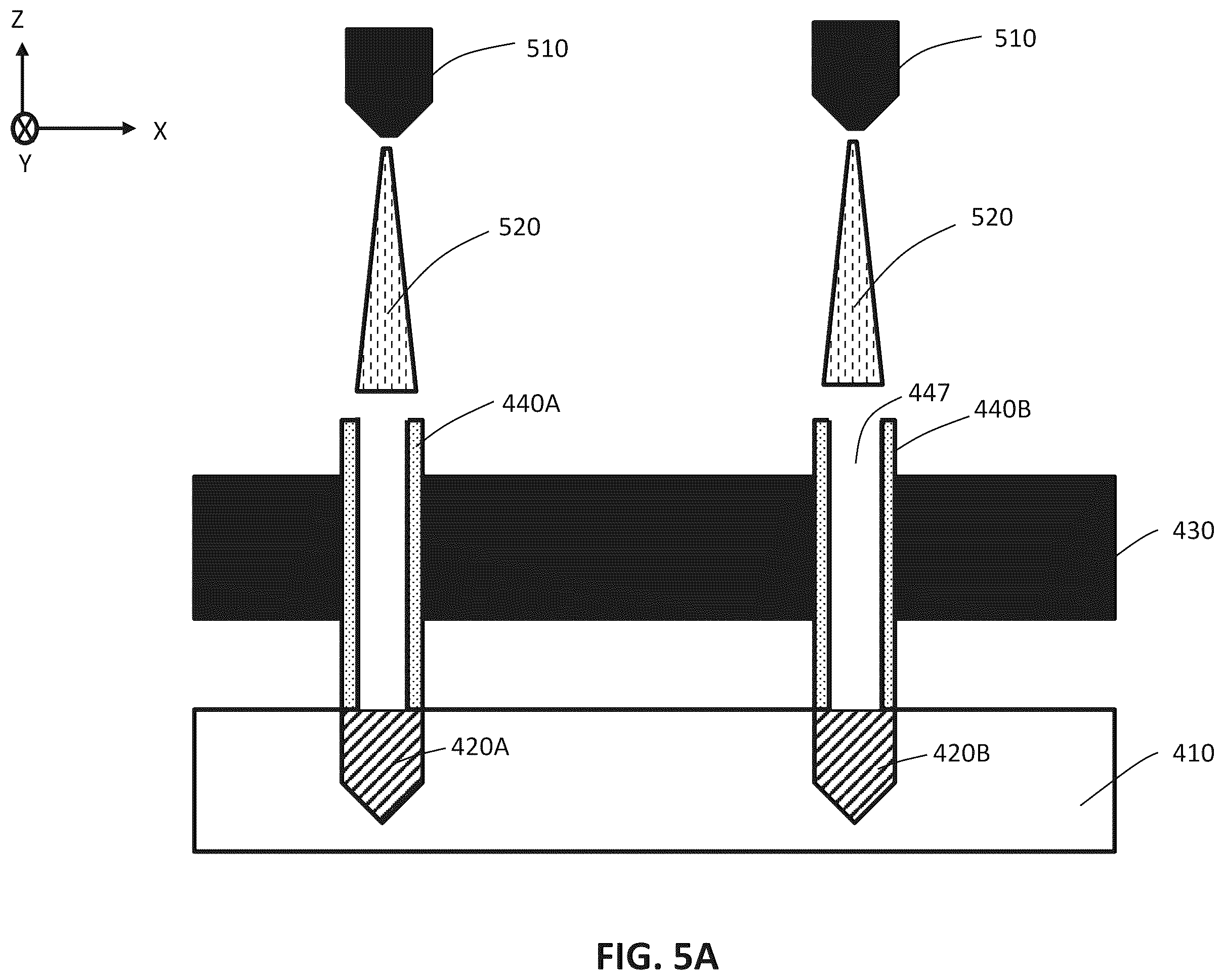 Patent US12588189 Figure 6 – Memory devices with vertical transistors
