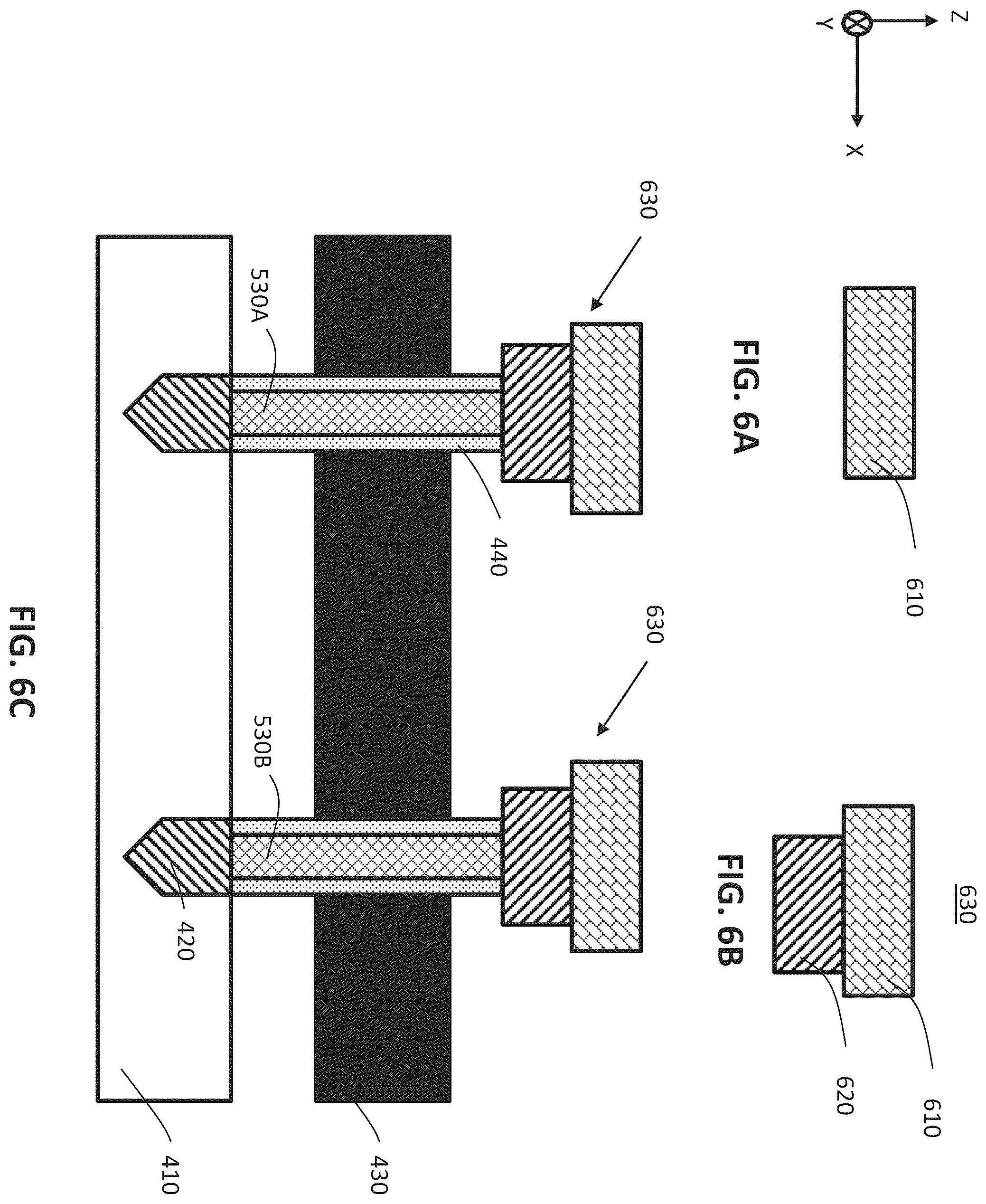 Patent US12588189 Figure 8 – Memory devices with vertical transistors