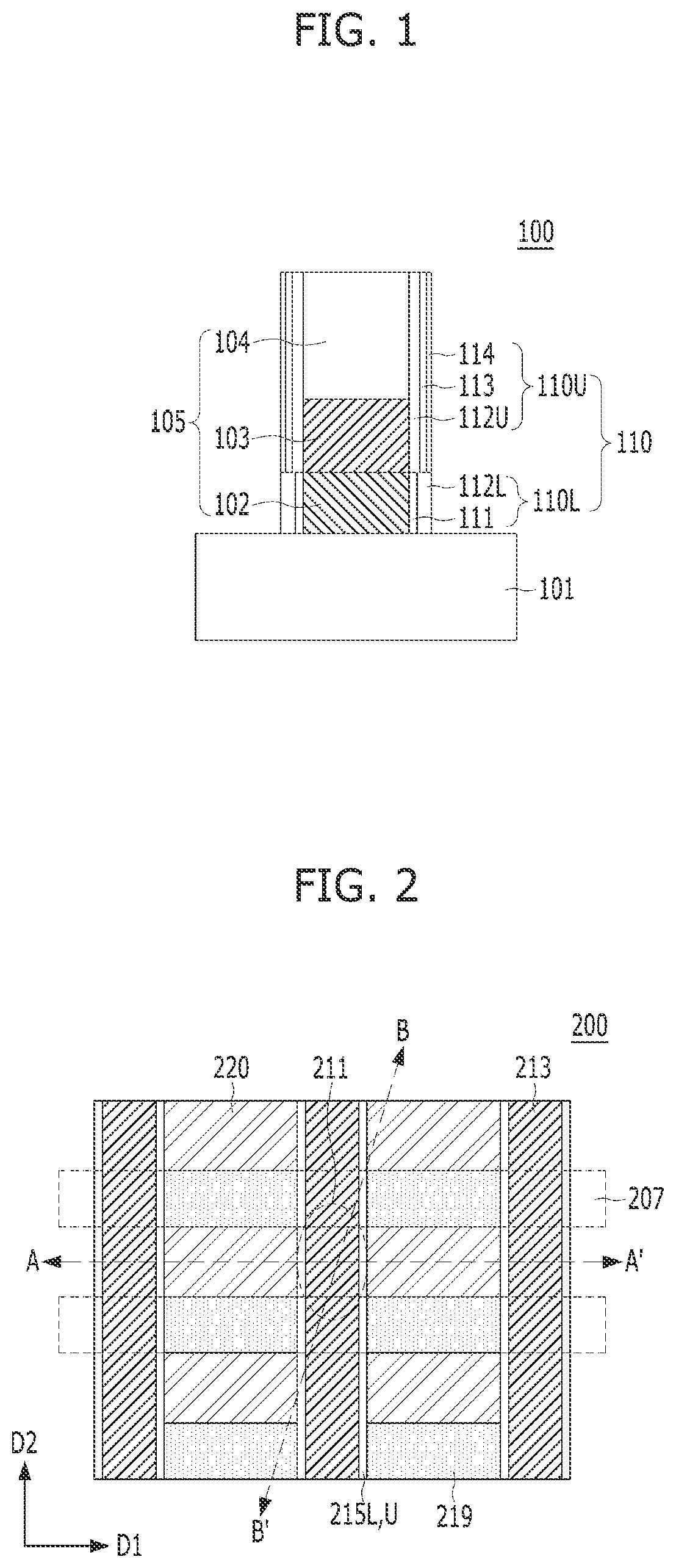 Patent US12588190 Figure 1 – Semiconductor device with a low-k spacer and method for fabricating the same