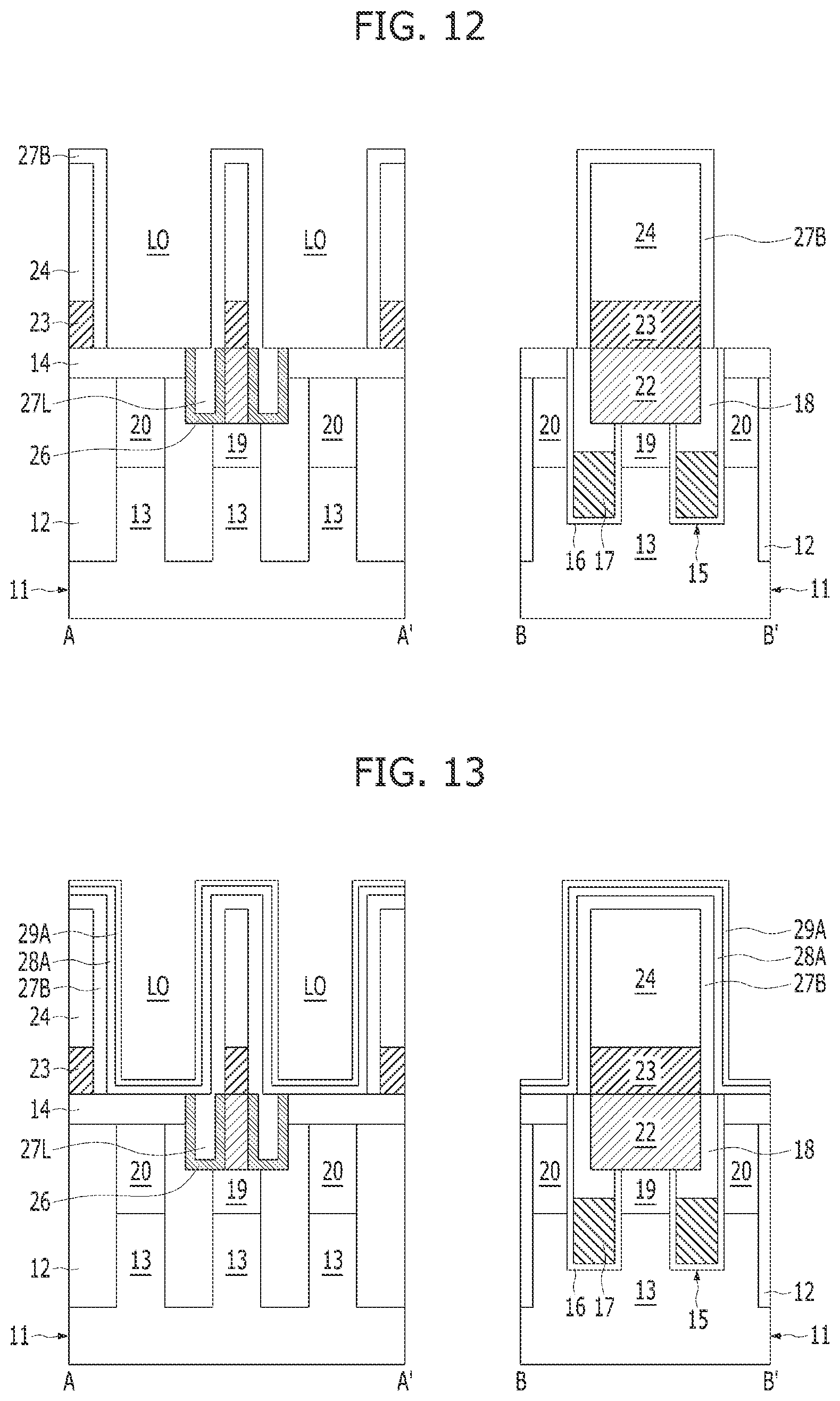 Patent US12588190 Figure 7 – Semiconductor device with a low-k spacer and method for fabricating the same