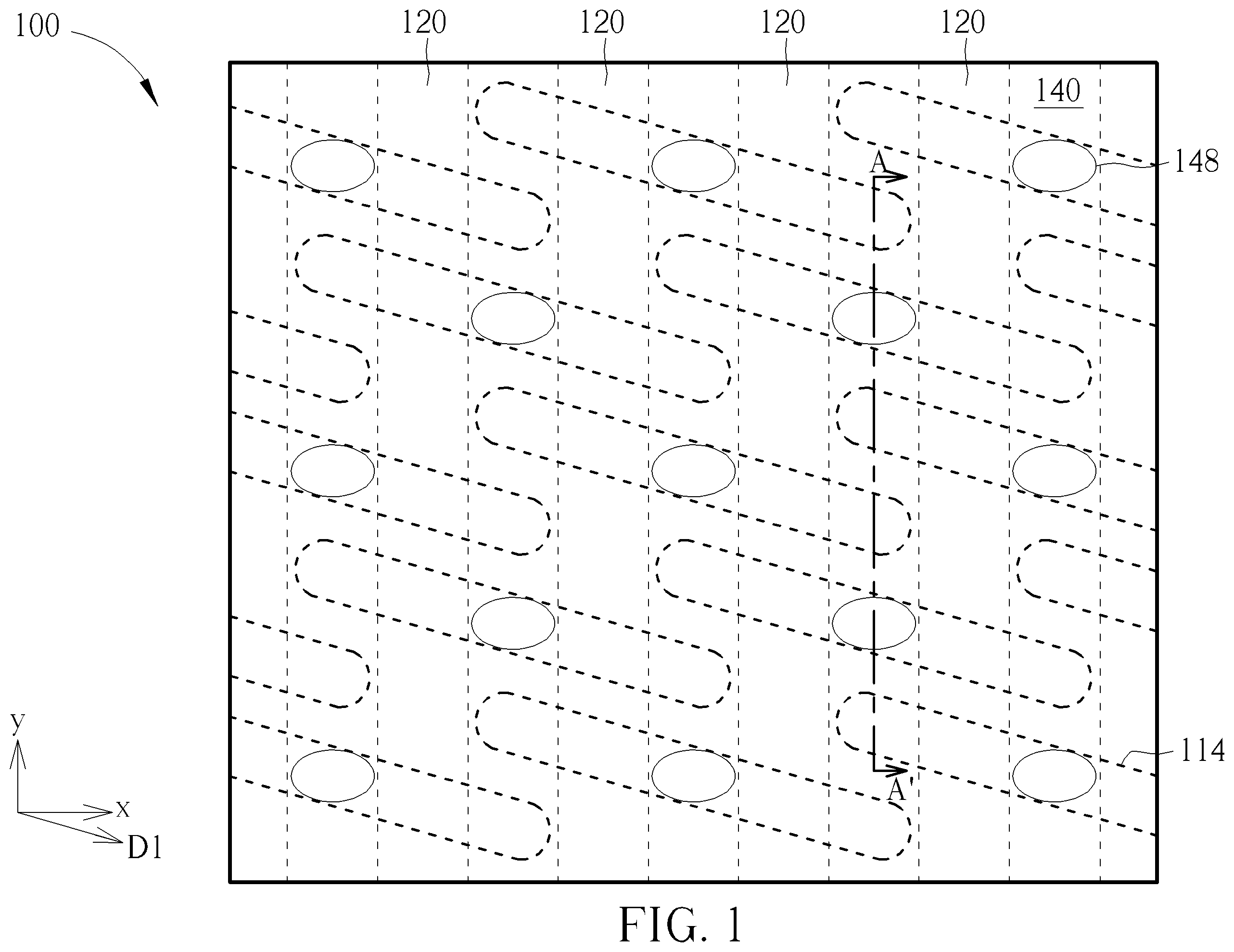 Patent US12588191 Figure 1 – Semiconductor device and method of fabricating the same