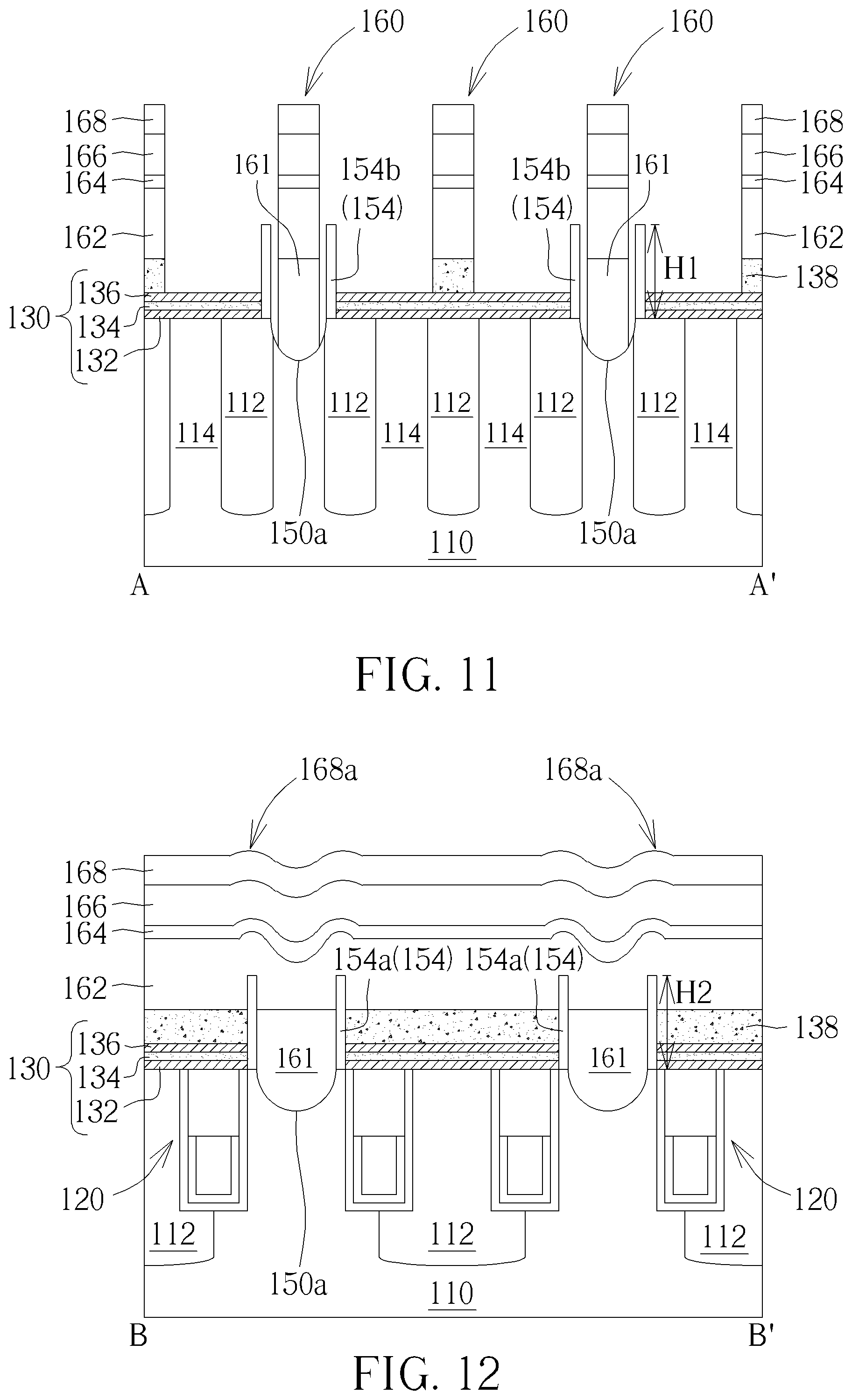 Patent US12588191 Figure 8 – Semiconductor device and method of fabricating the same