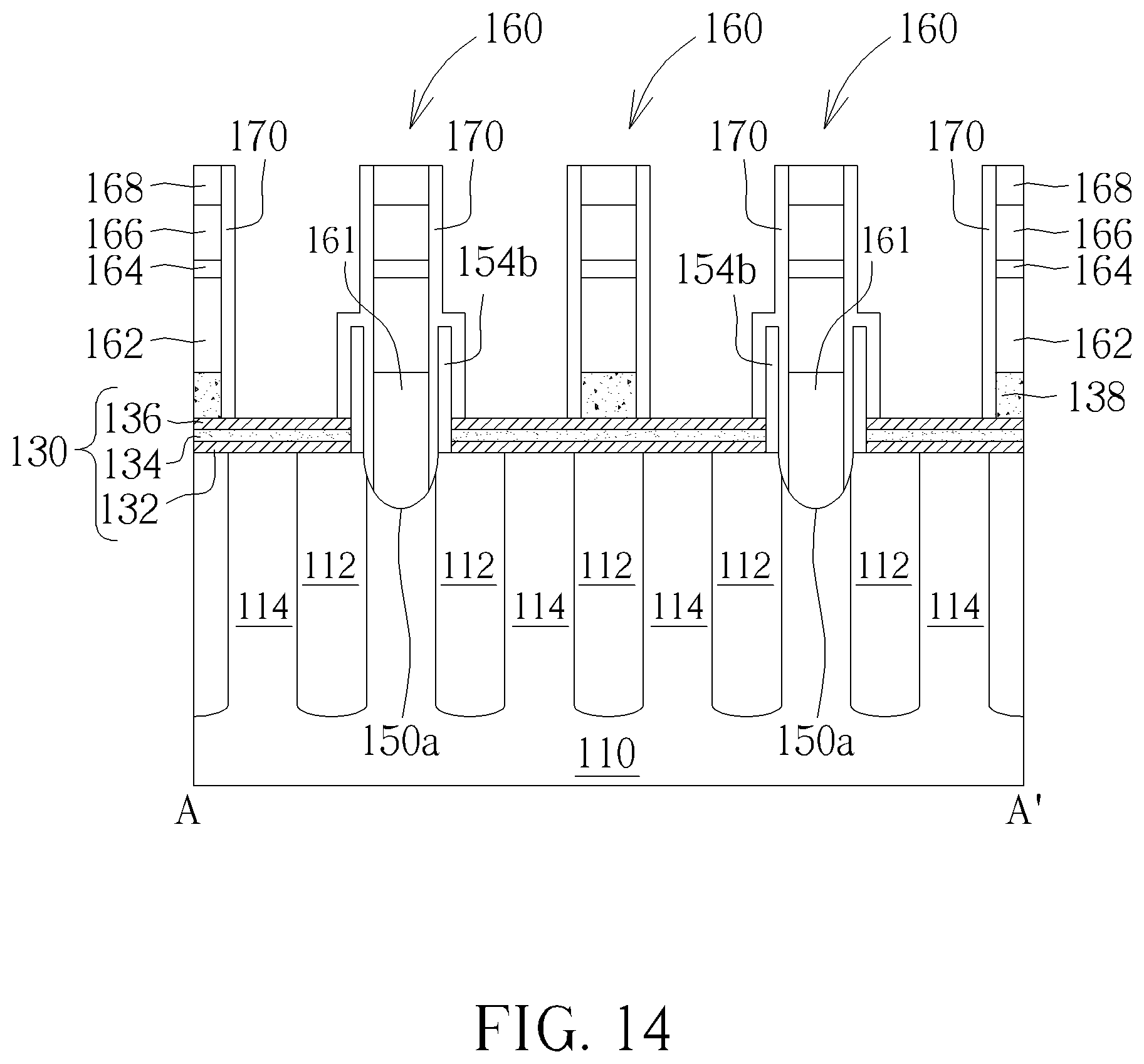 Patent US12588191 Figure 10 – Semiconductor device and method of fabricating the same