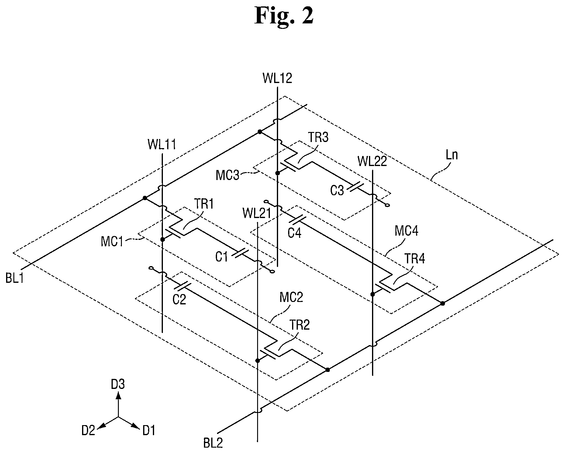 Patent US12588193 Figure 2 – Semiconductor device and method of fabricating the same