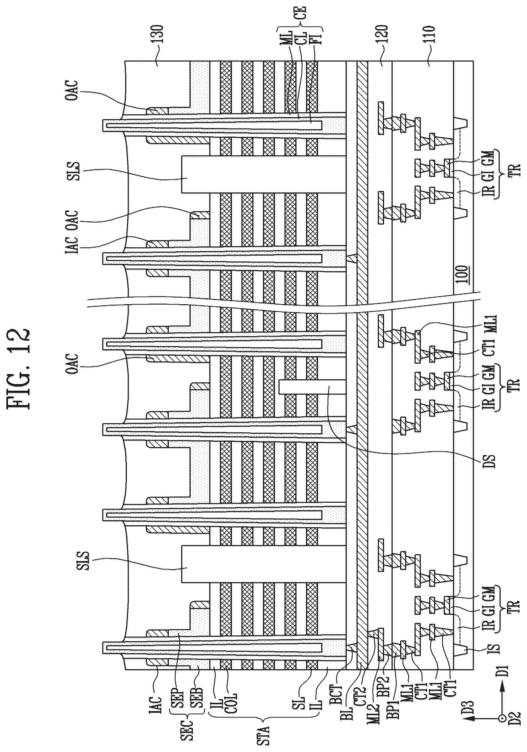 Patent US12588195 Figure 16 – Semiconductor device and manufacturing method of semiconductor device
