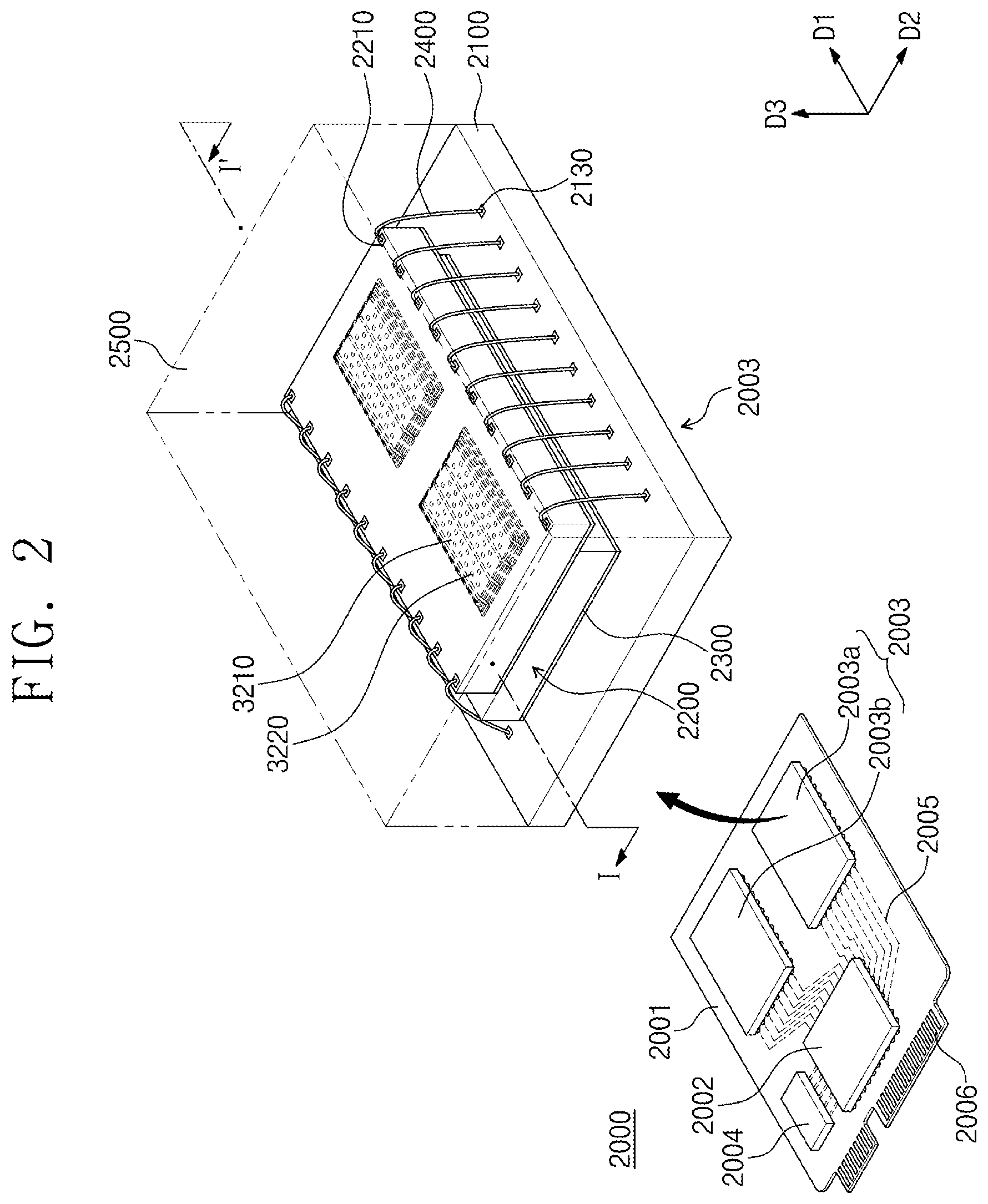 Patent US12588196 Figure 2 – Electrode structure including nano dot pattern and semiconductor device and electronic system including the same