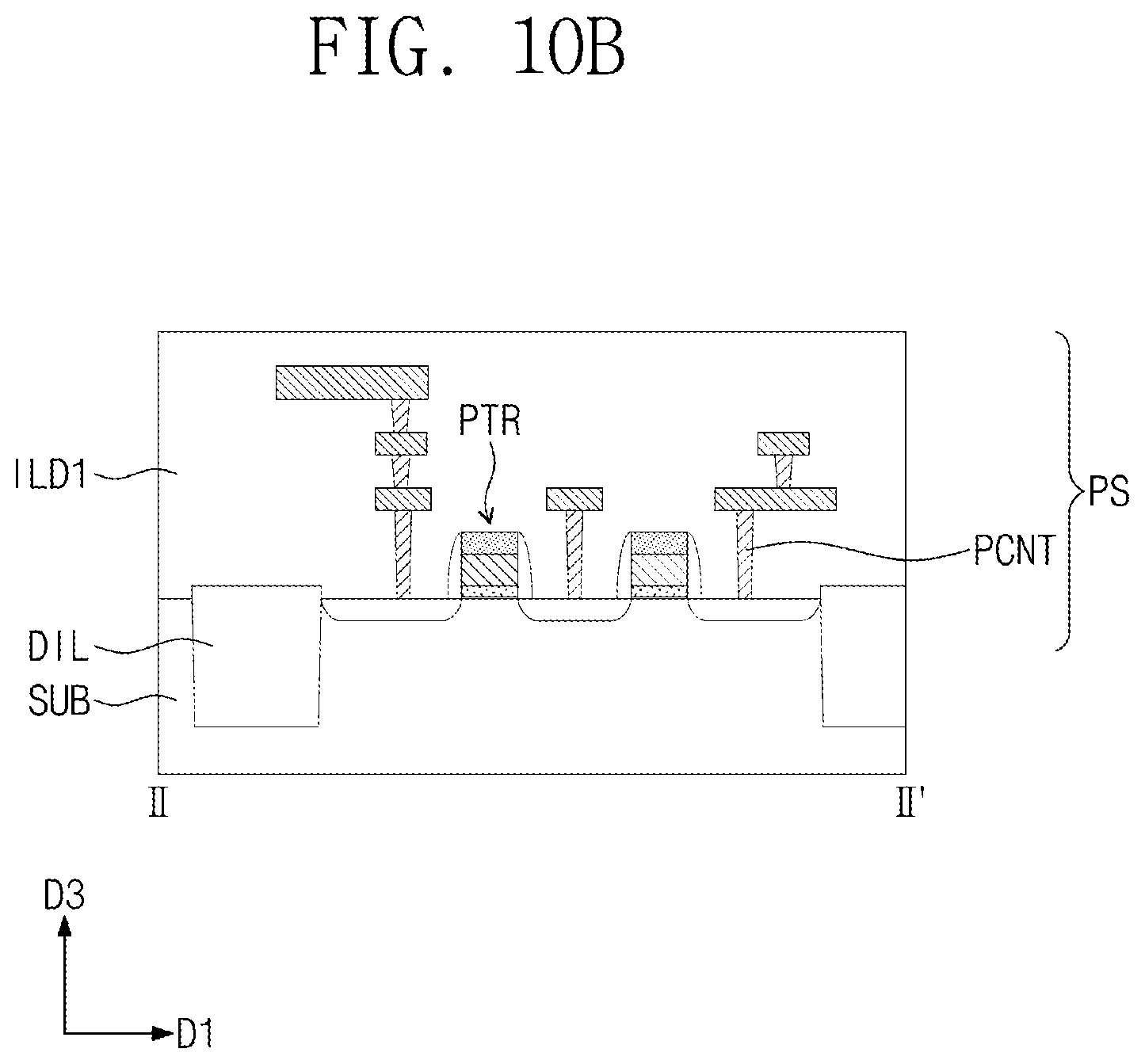 Patent US12588196 Figure 12 – Electrode structure including nano dot pattern and semiconductor device and electronic system including the same