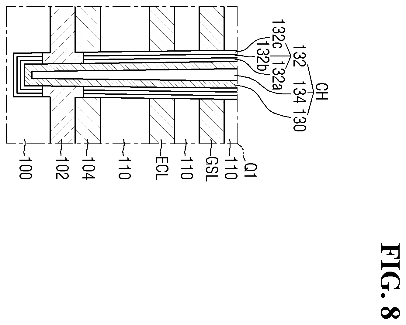 Patent US12588199 Figure 8 – Non-volatile memory device and electronic system including the same