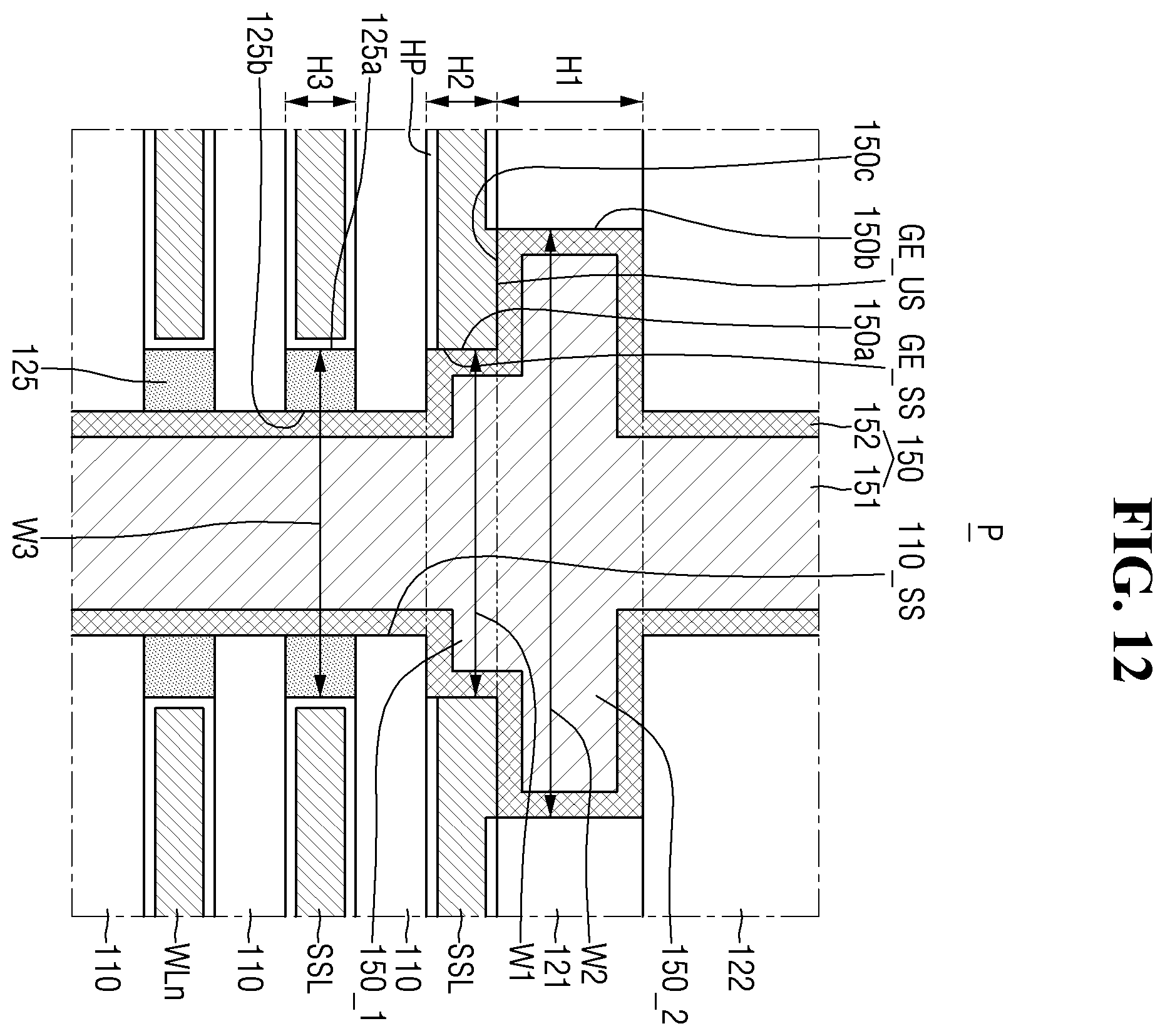 Patent US12588199 Figure 12 – Non-volatile memory device and electronic system including the same