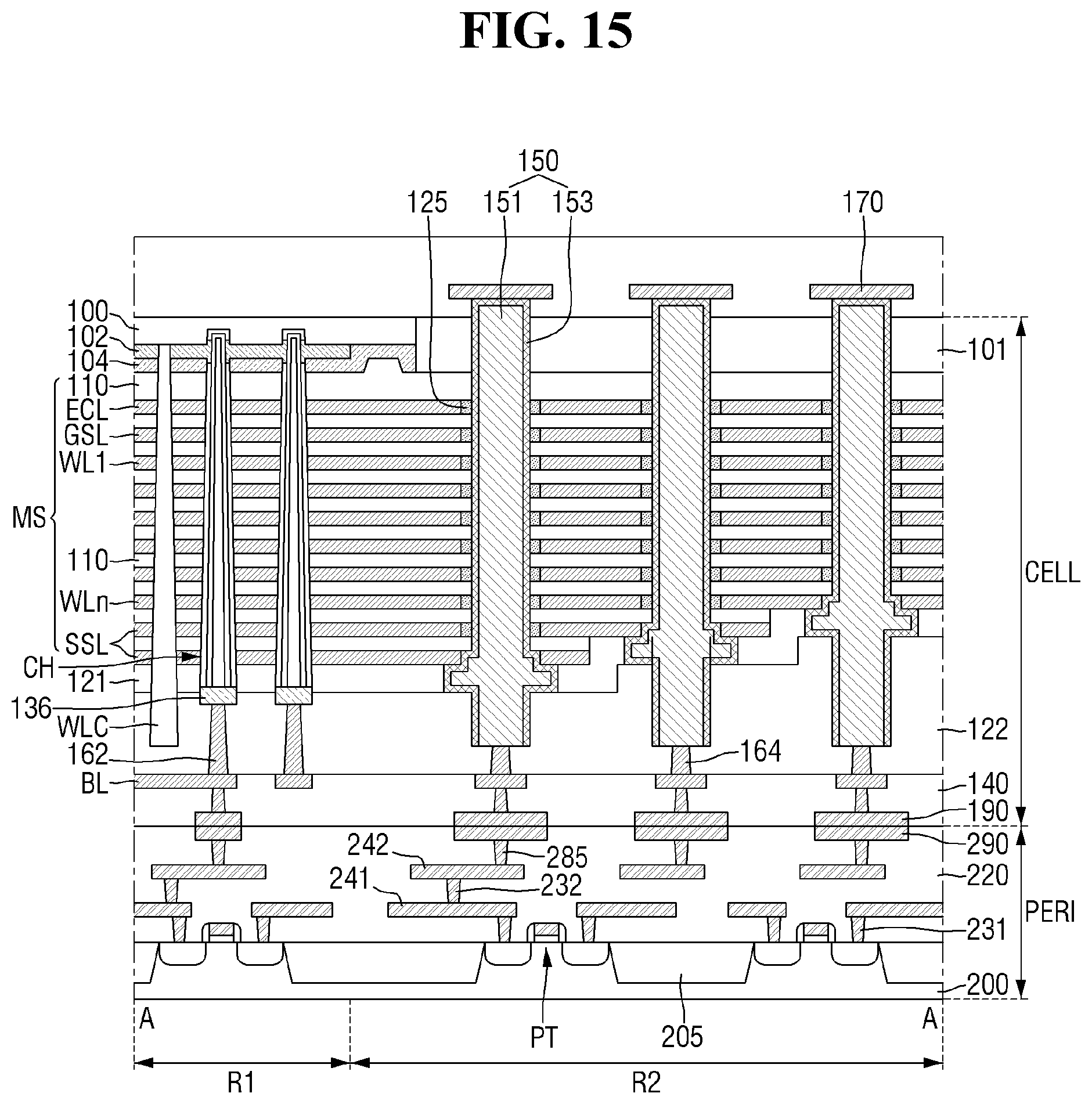 Patent US12588199 Figure 15 – Non-volatile memory device and electronic system including the same