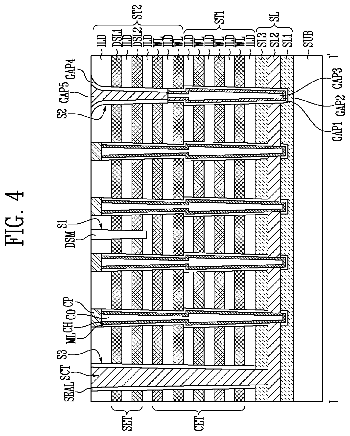 Patent US12588200 Figure 5 – Semiconductor device and manufacturing method of the semiconductor device