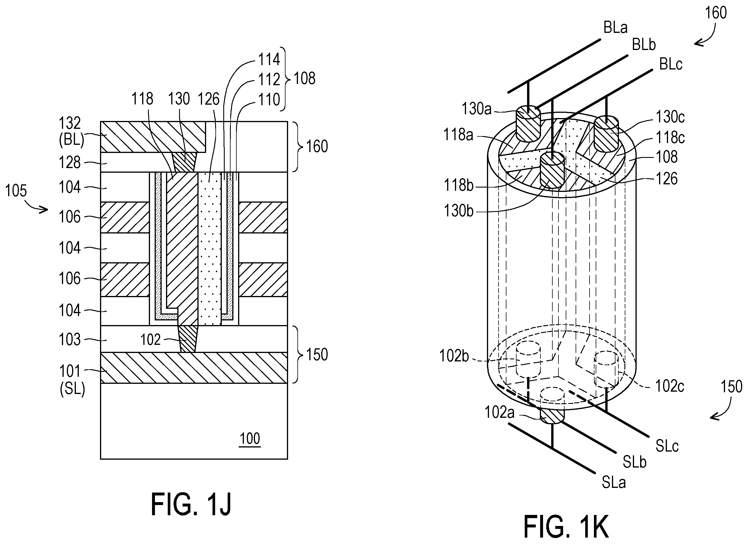Patent US12588201 Figure 5 – Memory device with increased density and method of fabricating the same