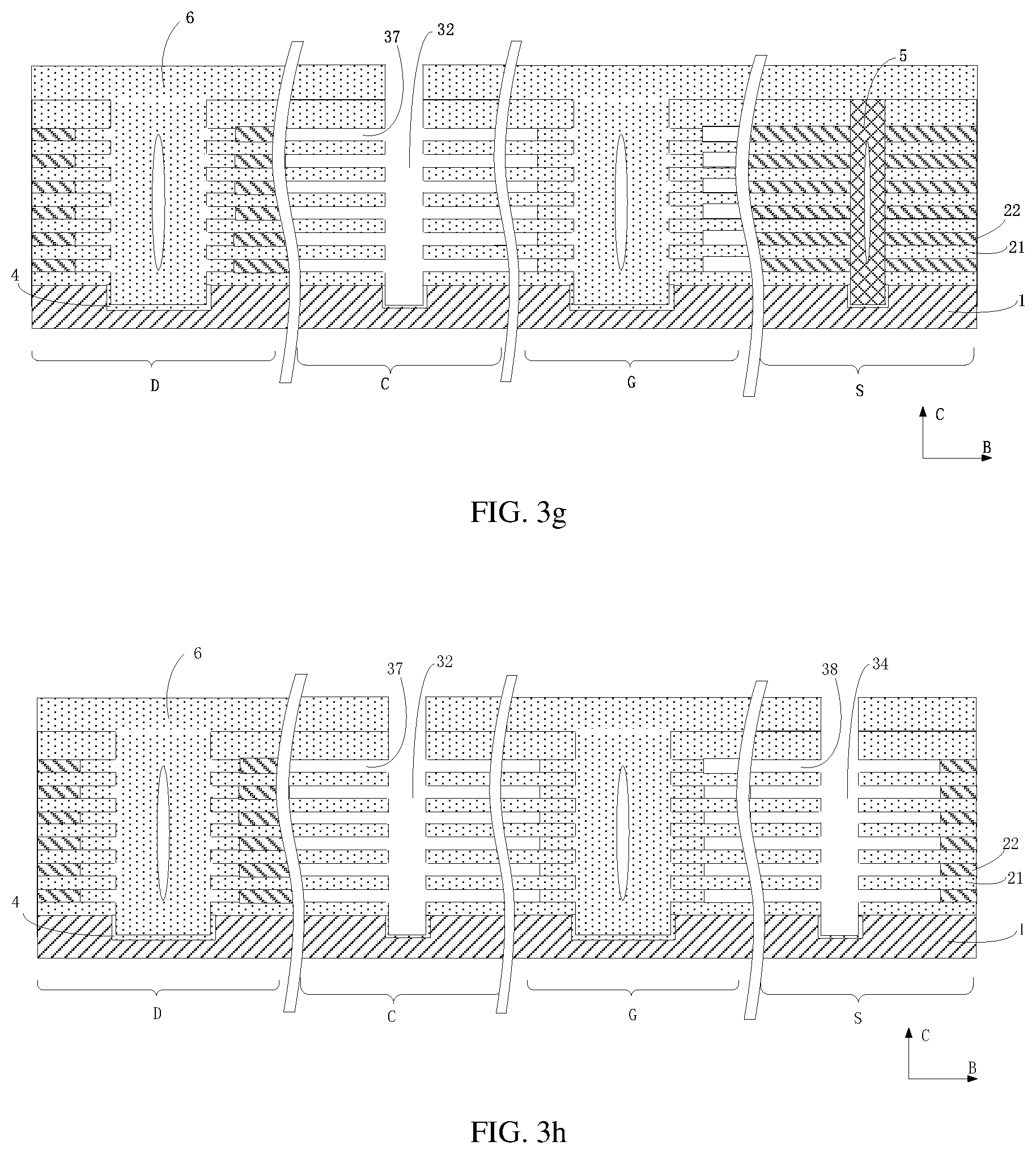 Patent US12588202 Figure 5 – Semiconductor device and fabrication method thereof, memory, and memory system