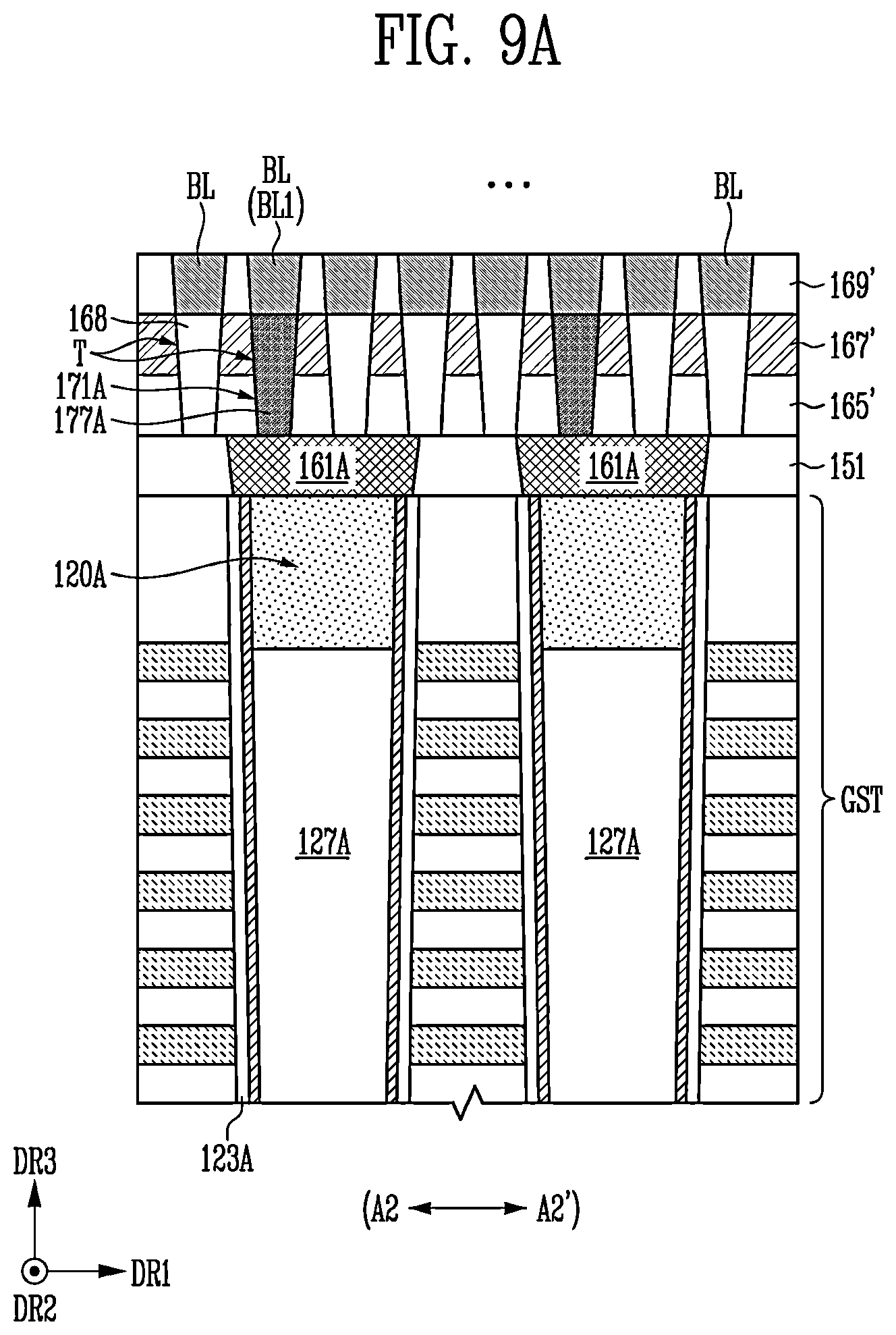 Patent US12588203 Figure 14 – Semiconductor memory device with decreased parasitic capacitance