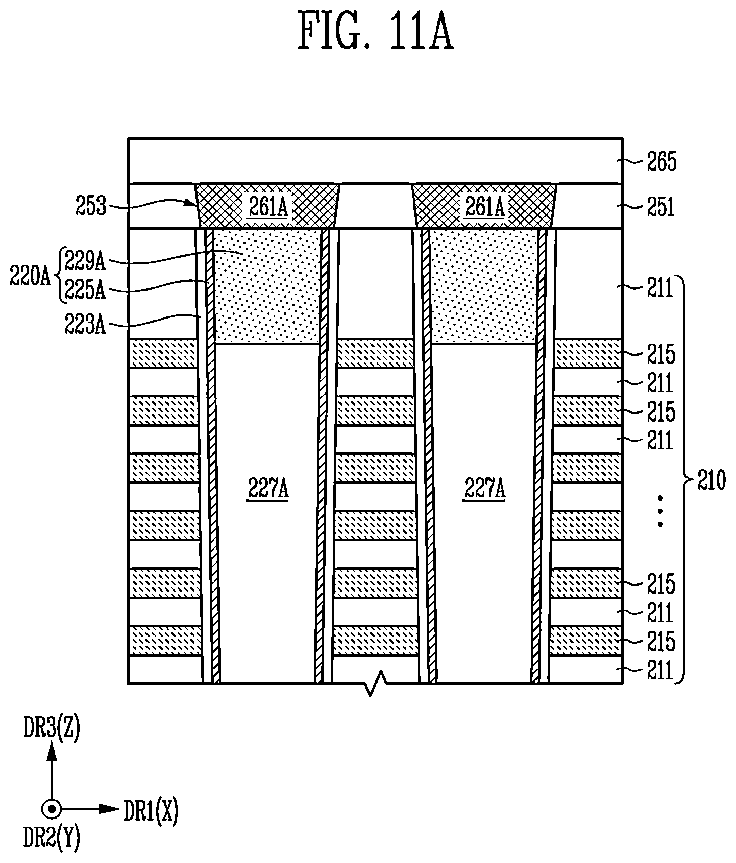 Patent US12588203 Figure 19 – Semiconductor memory device with decreased parasitic capacitance