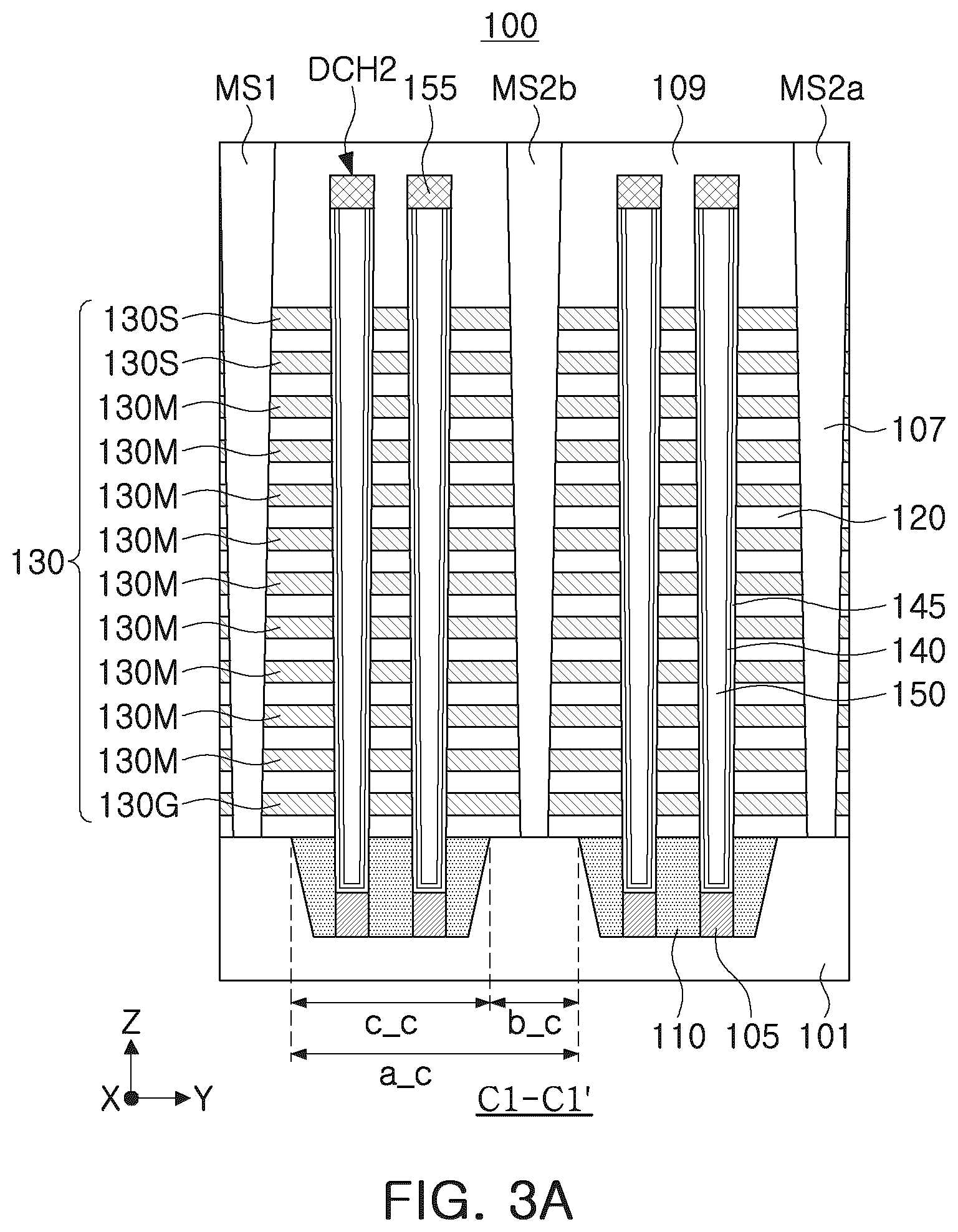 Patent US12588205 Figure 5 – Semiconductor device and electronic system including the same