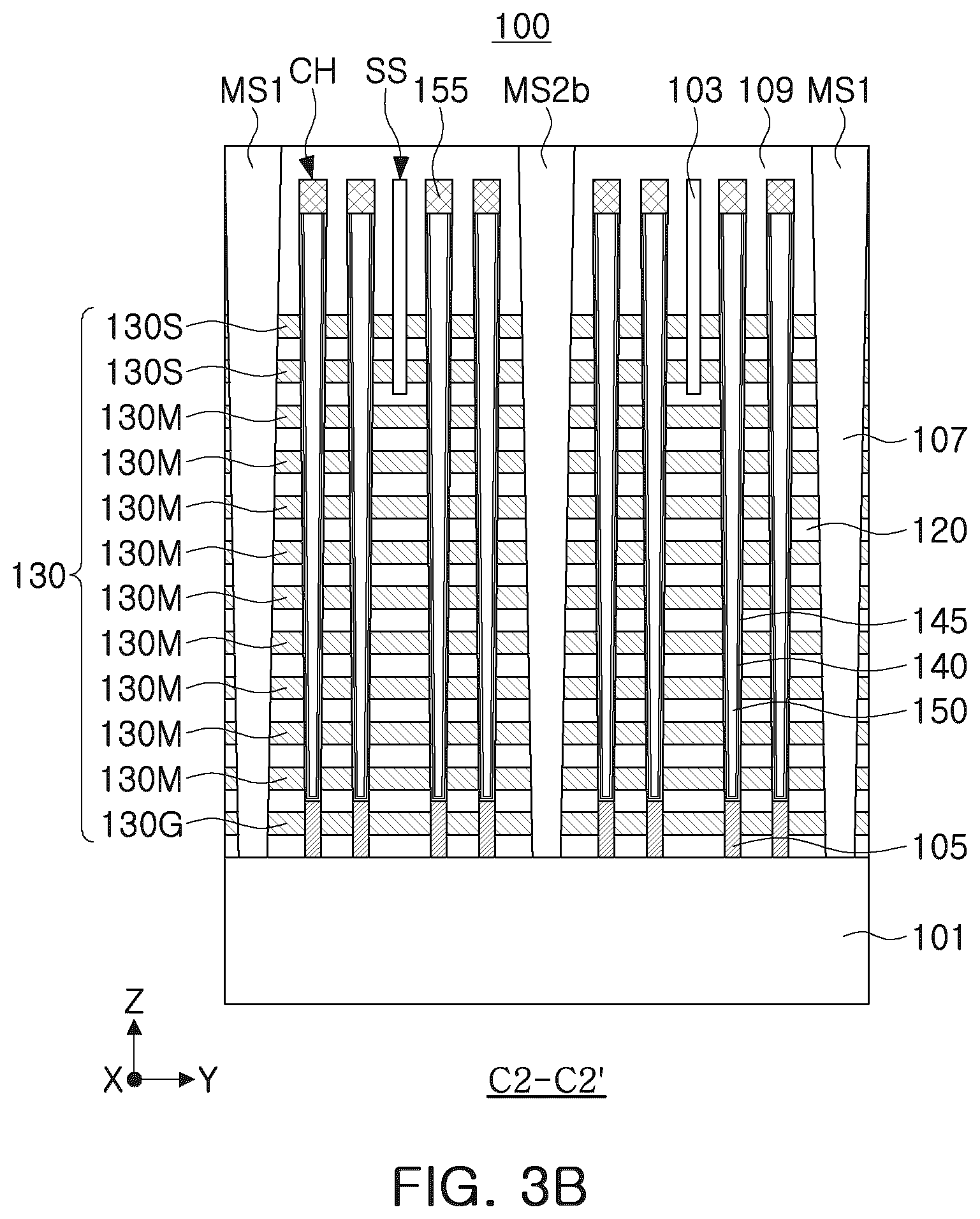 Patent US12588205 Figure 6 – Semiconductor device and electronic system including the same