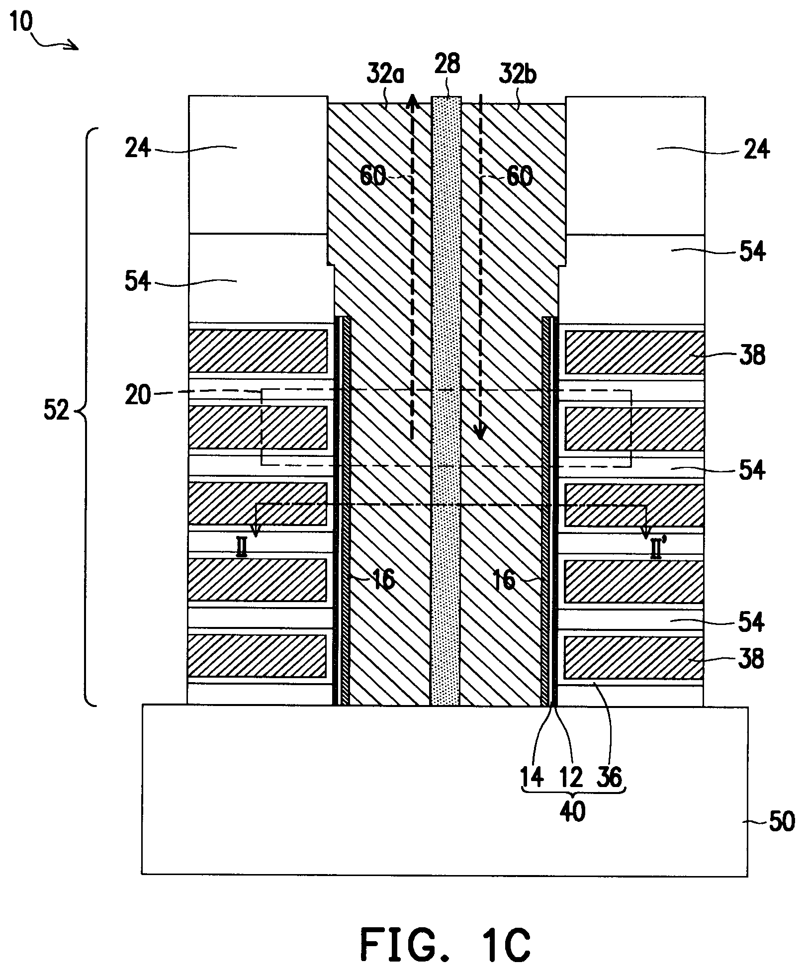 Patent US12588206 Figure 3 – Memory device with reformed insulating layer and method of fabricating the same