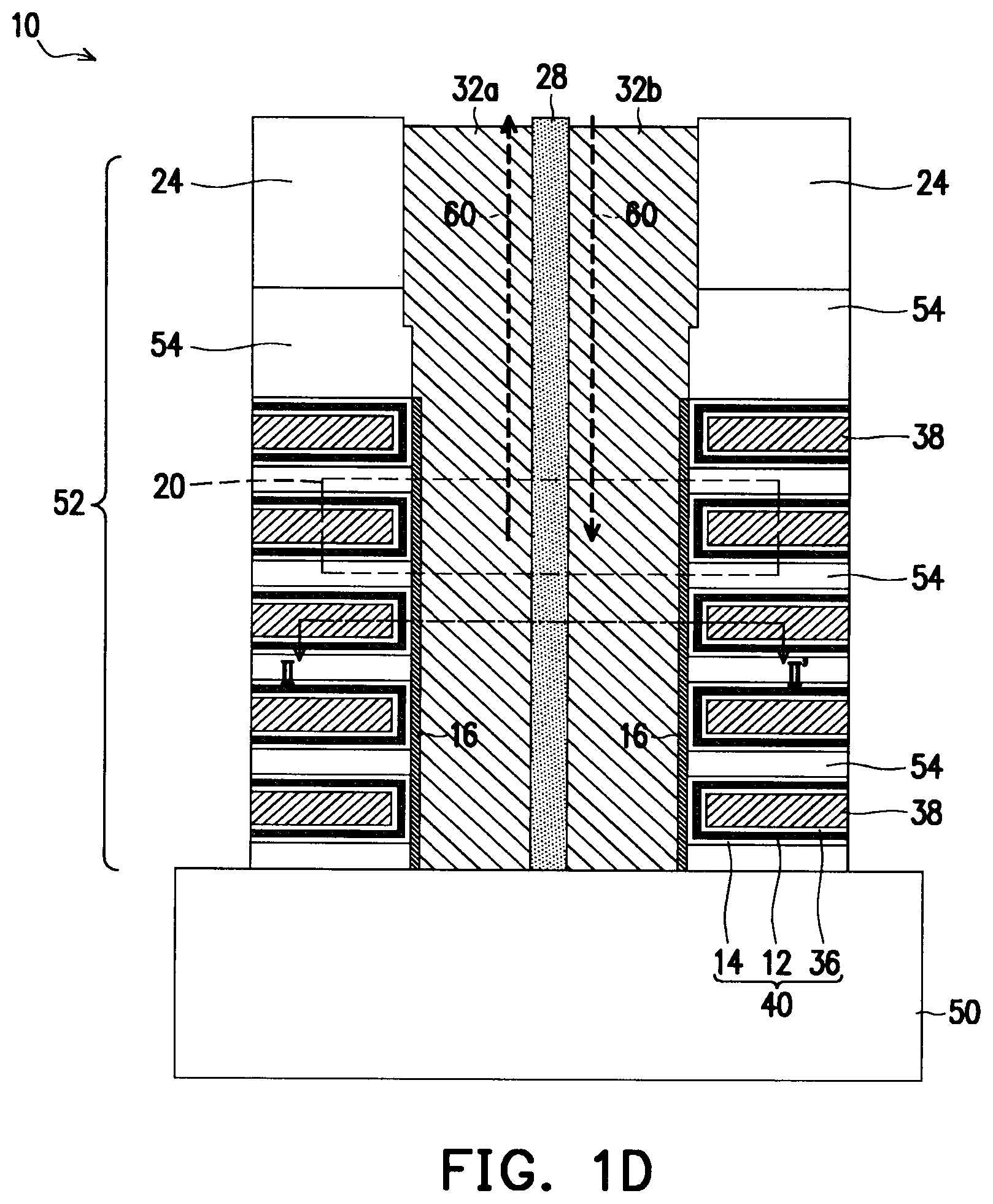 Patent US12588206 Figure 4 – Memory device with reformed insulating layer and method of fabricating the same