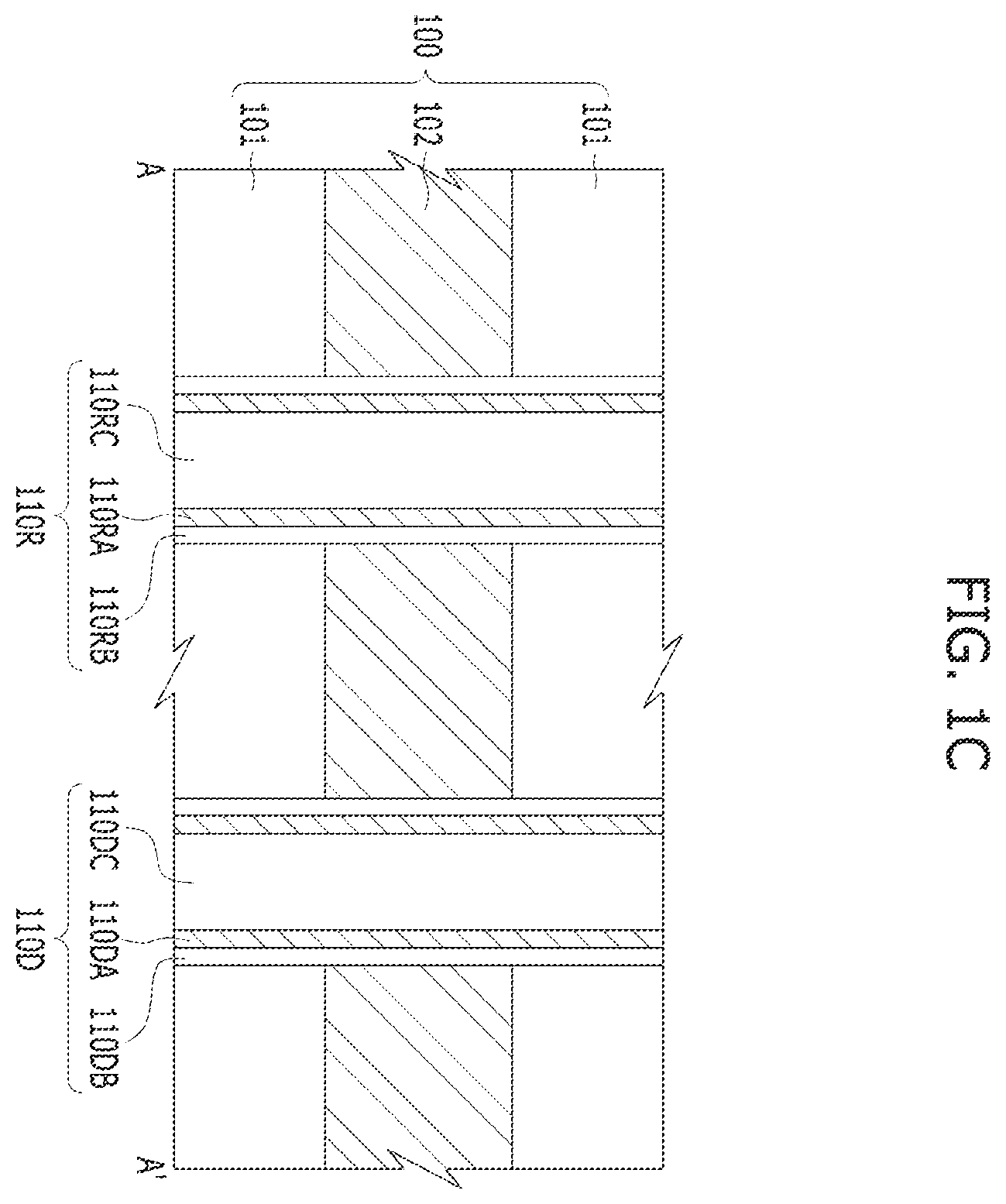 Patent US12588207 Figure 3 – Semiconductor device including channel structures and a slit structure