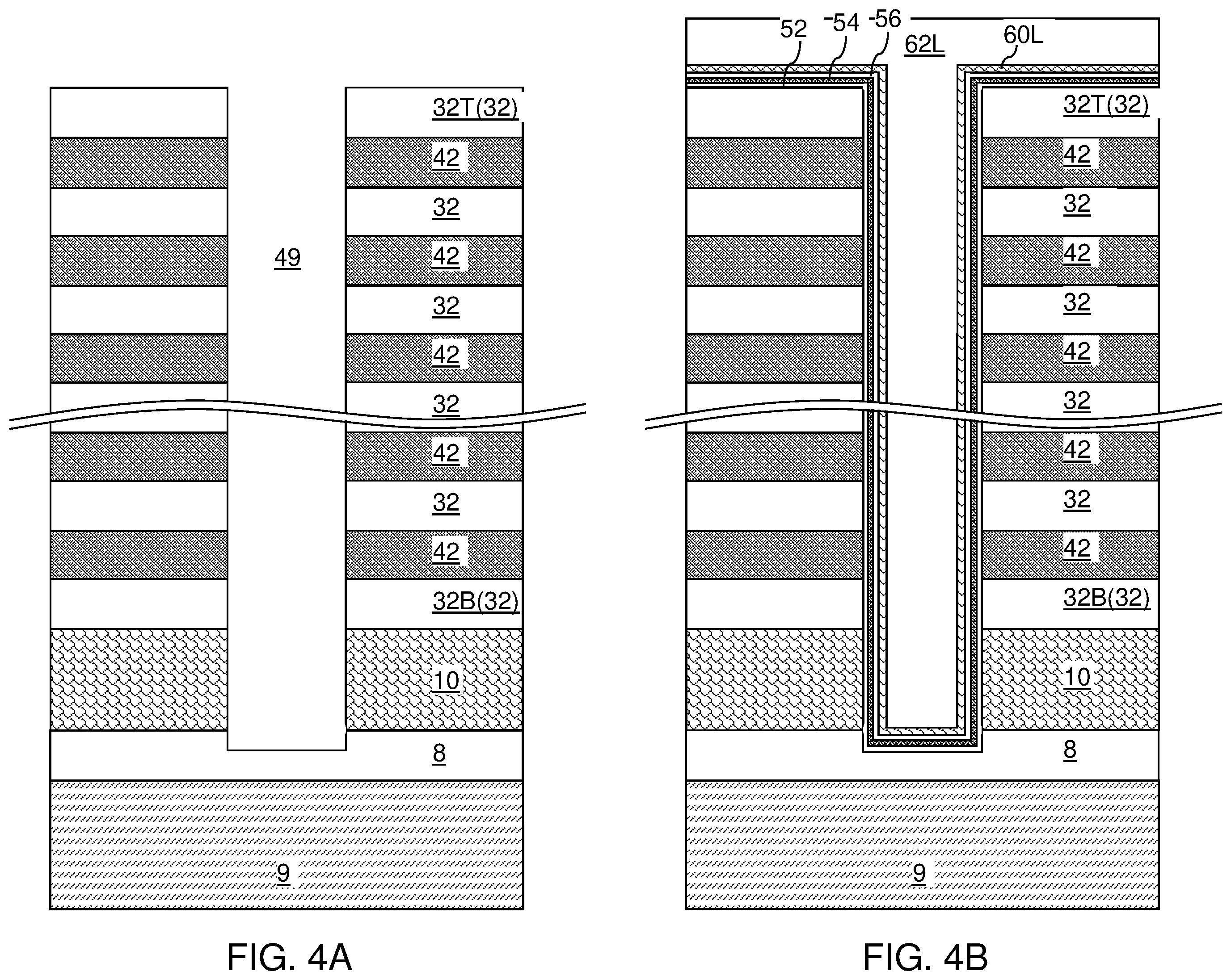 Patent US12588208 Figure 5 – Three-dimensional memory device containing insulated gate located over a top source layer for applying GIDL erase voltage and method for manufacturing the same