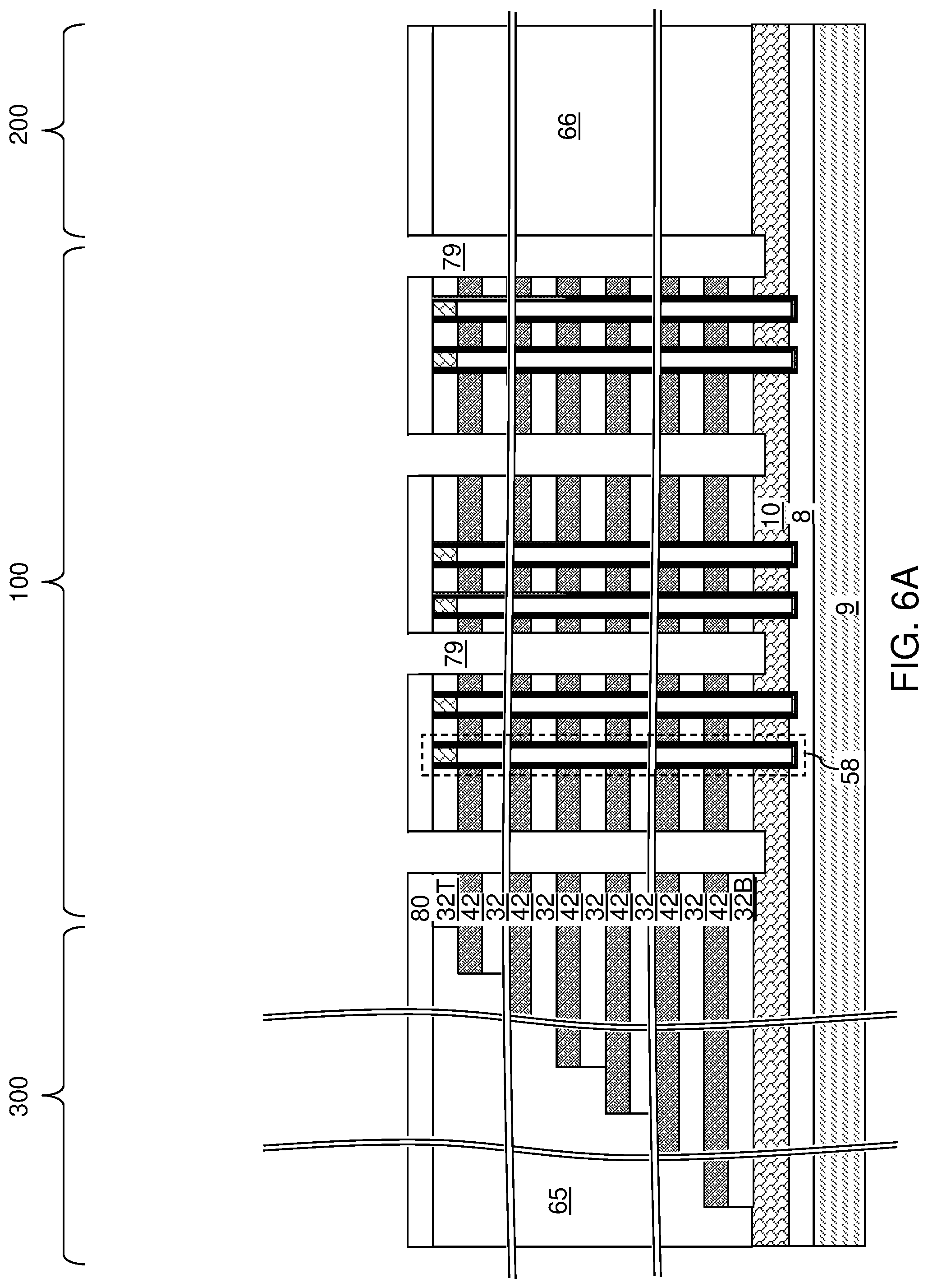 Patent US12588208 Figure 9 – Three-dimensional memory device containing insulated gate located over a top source layer for applying GIDL erase voltage and method for manufacturing the same