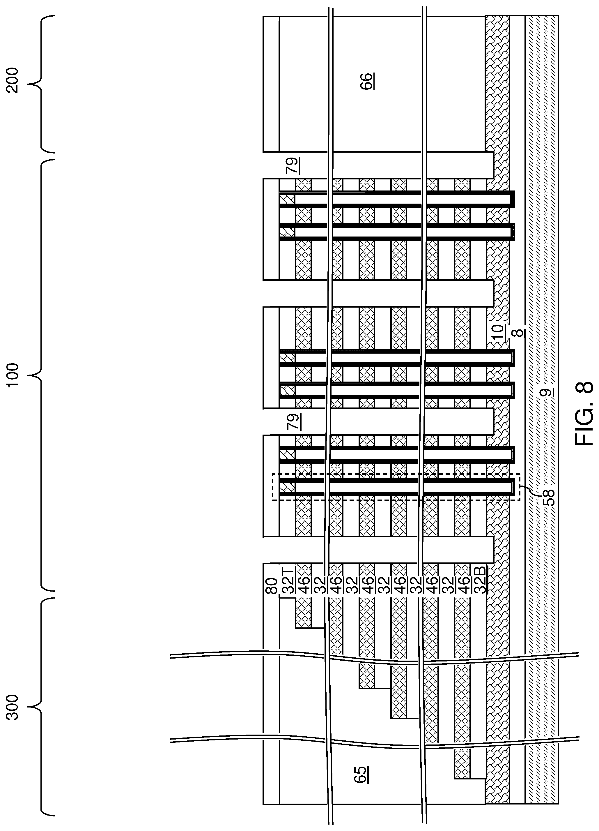 Patent US12588208 Figure 12 – Three-dimensional memory device containing insulated gate located over a top source layer for applying GIDL erase voltage and method for manufacturing the same