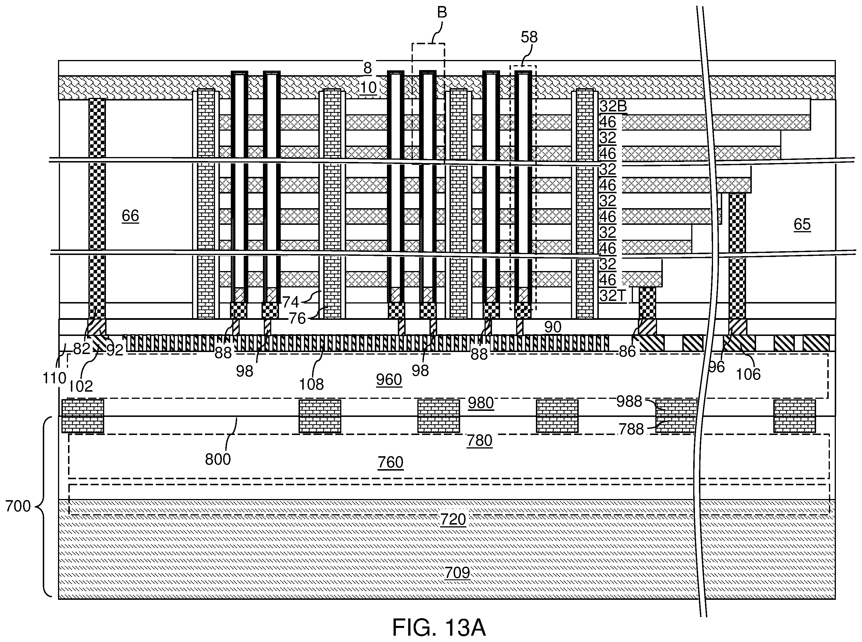 Patent US12588208 Figure 19 – Three-dimensional memory device containing insulated gate located over a top source layer for applying GIDL erase voltage and method for manufacturing the same