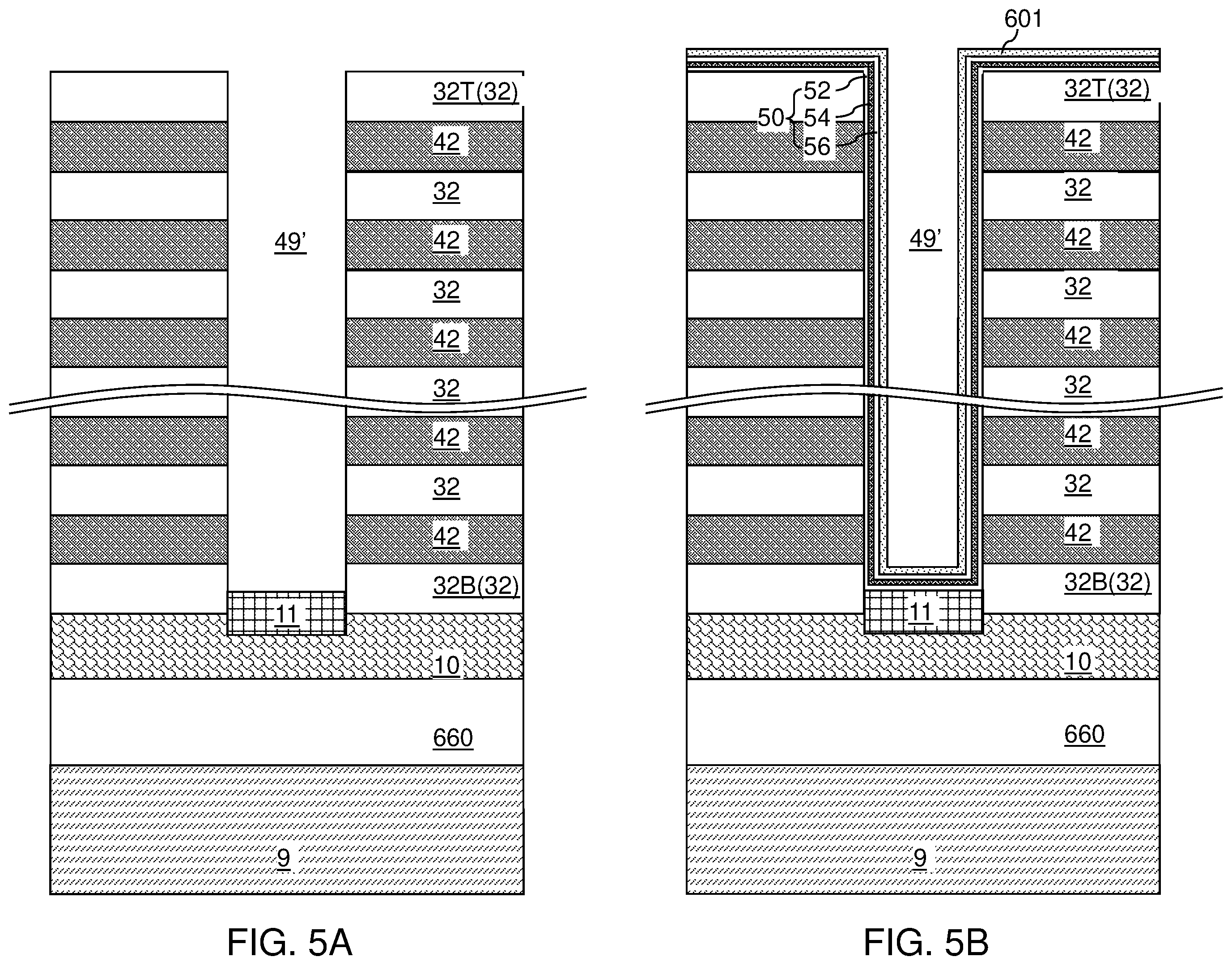Patent US12588209 Figure 6 – Three-dimensional memory device containing composite word lines including a respective fluorine-free capping sublayer and methods of forming the same