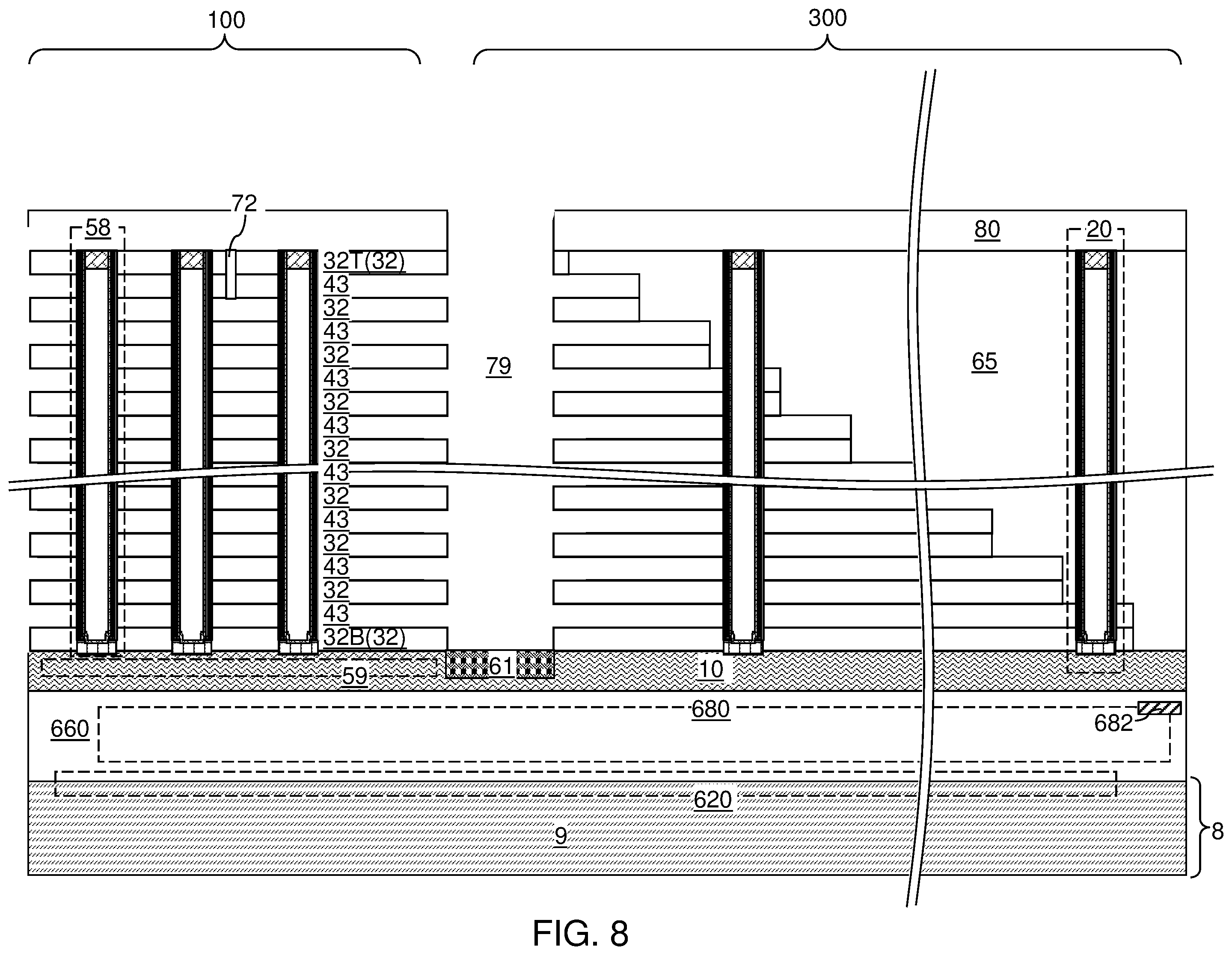 Patent US12588209 Figure 12 – Three-dimensional memory device containing composite word lines including a respective fluorine-free capping sublayer and methods of forming the same