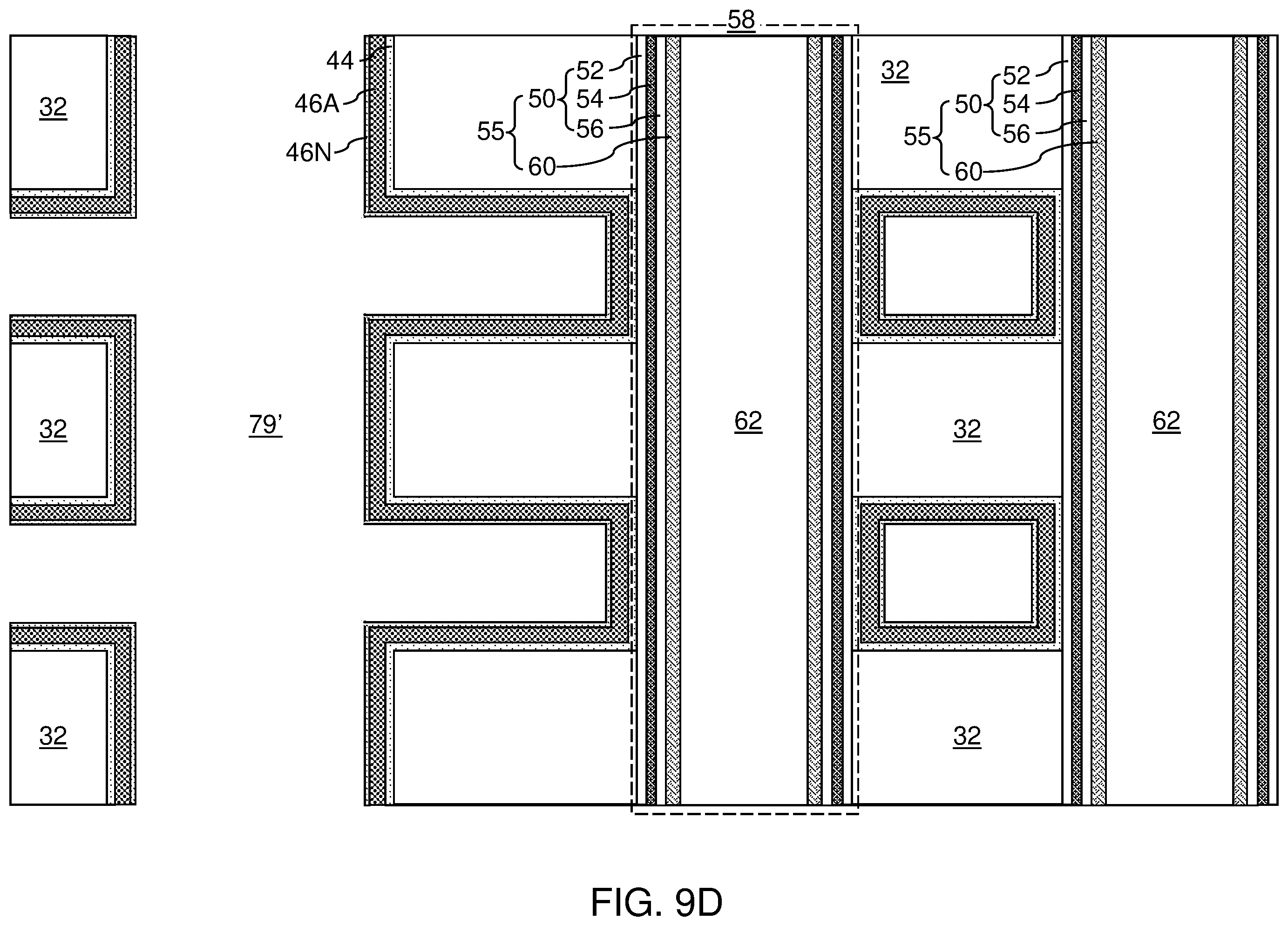 Patent US12588209 Figure 16 – Three-dimensional memory device containing composite word lines including a respective fluorine-free capping sublayer and methods of forming the same