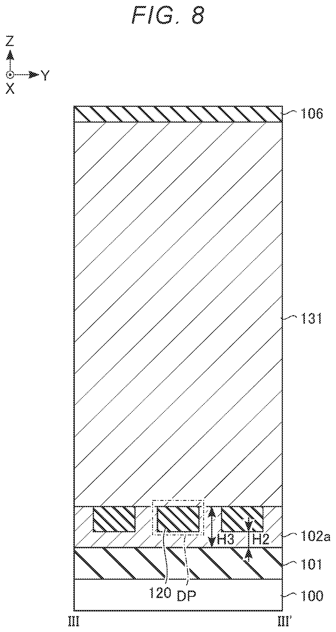 Patent US12588210 Figure 8 – Semiconductor memory device