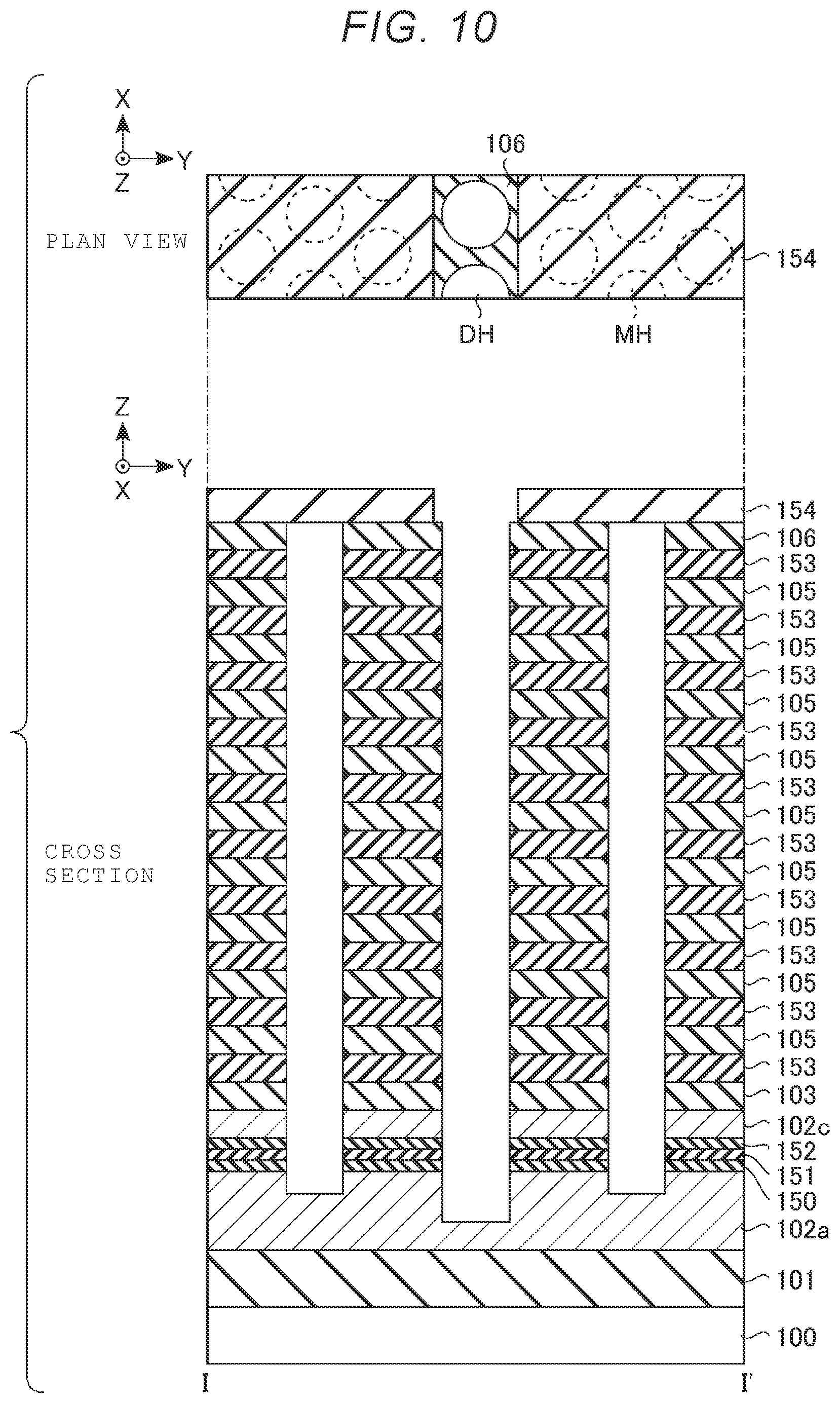 Patent US12588210 Figure 10 – Semiconductor memory device