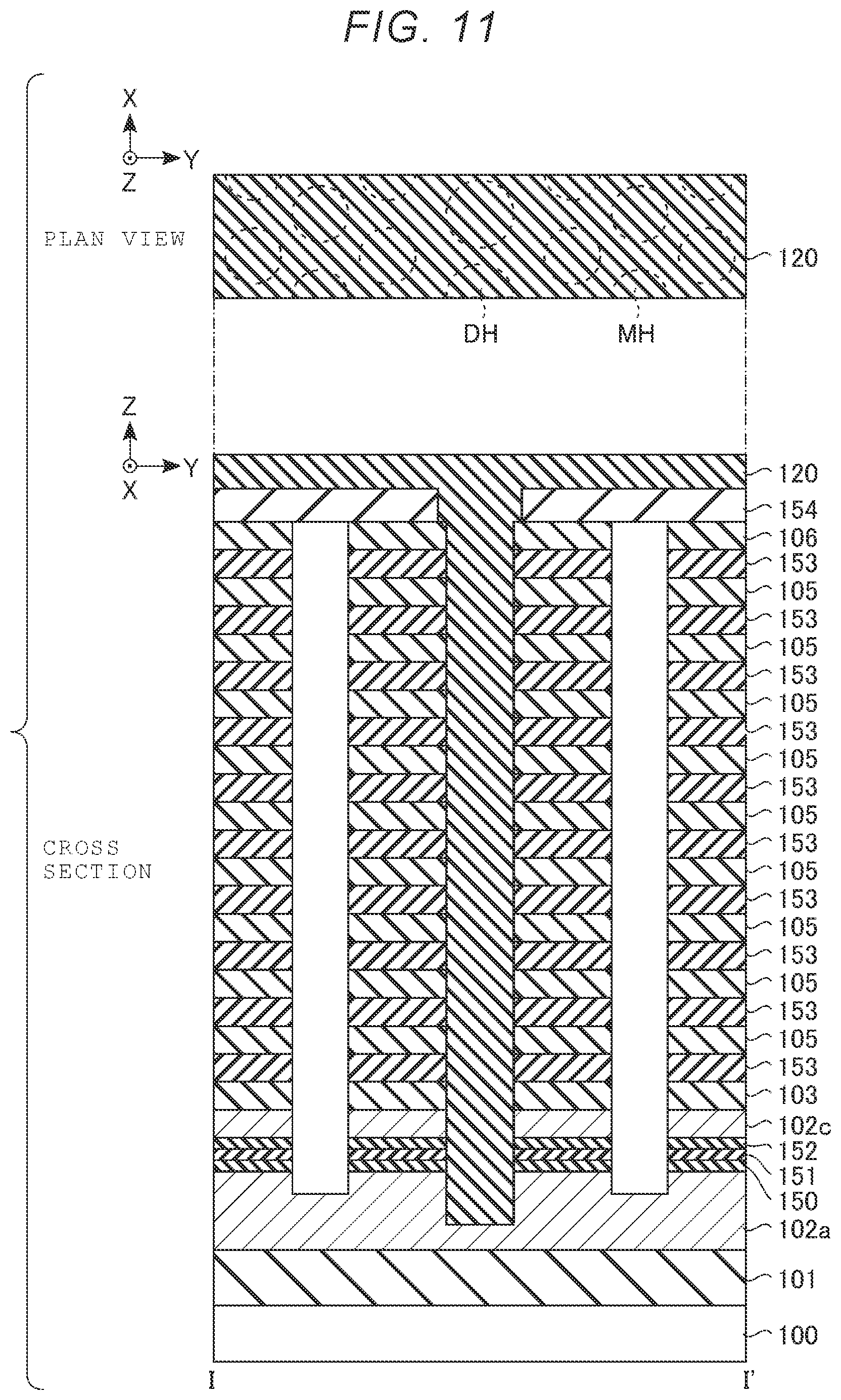 Patent US12588210 Figure 11 – Semiconductor memory device