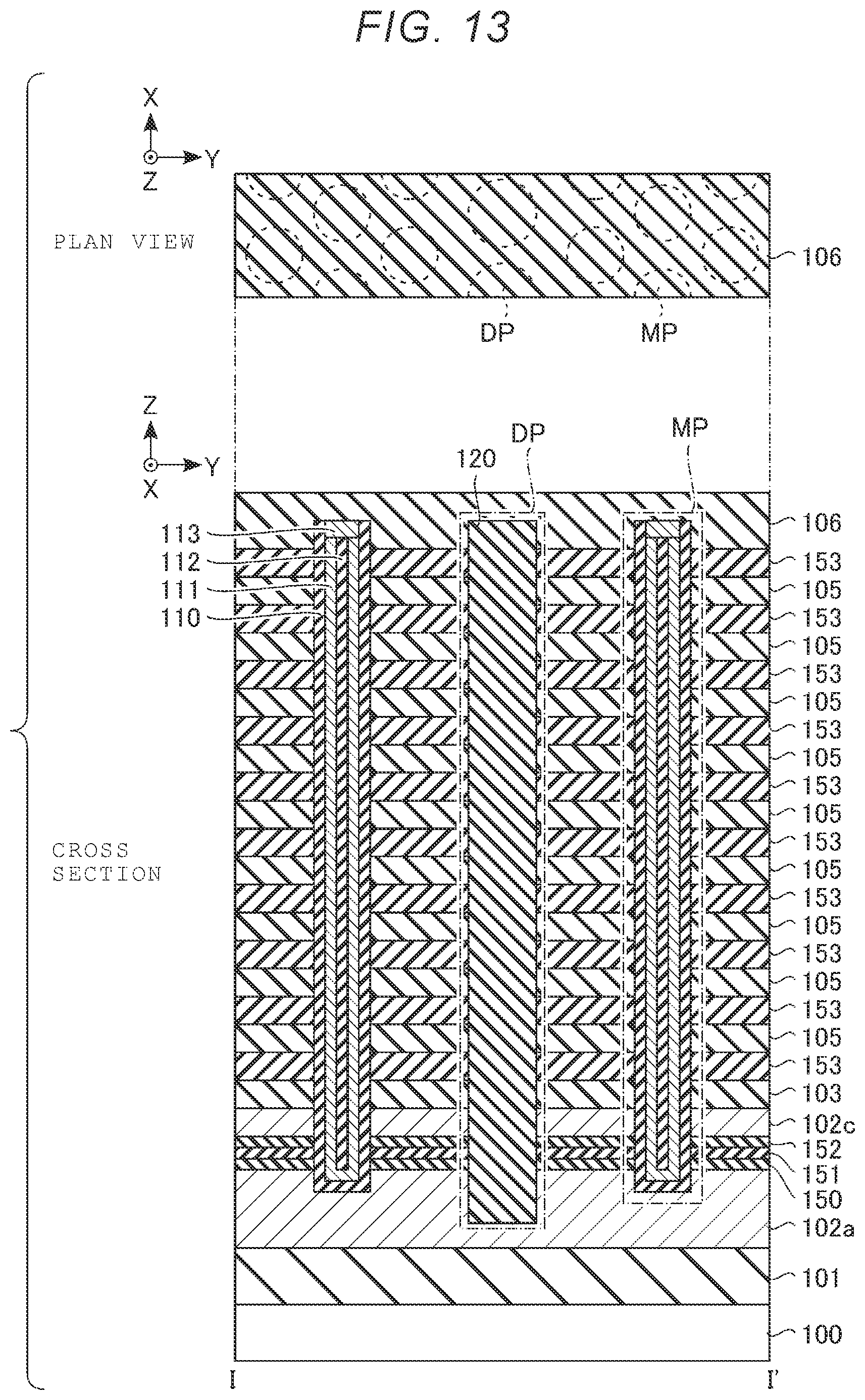 Patent US12588210 Figure 13 – Semiconductor memory device
