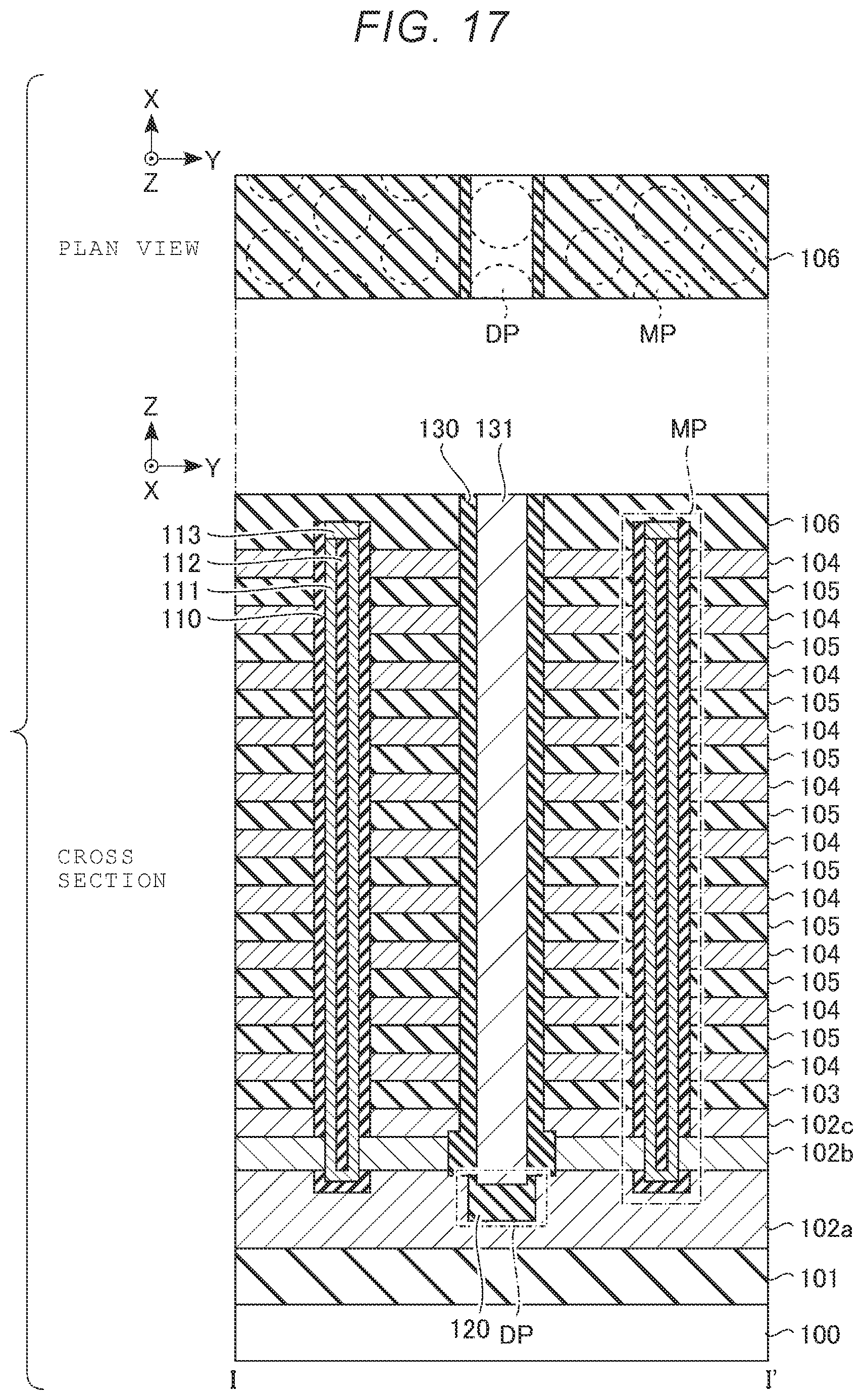 Patent US12588210 Figure 17 – Semiconductor memory device