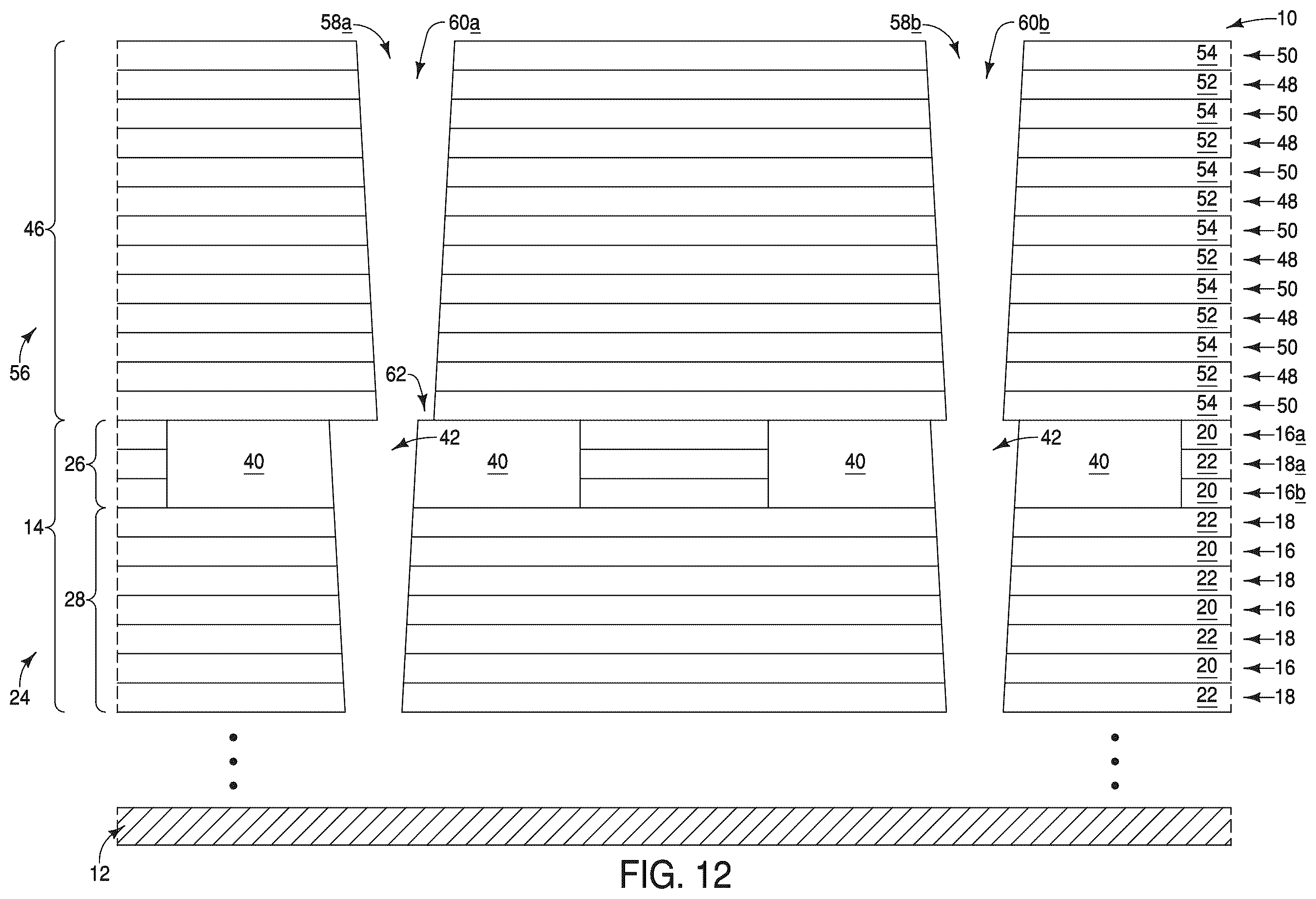 Patent US12588212 Figure 15 – Integrated assemblies, and methods of forming integrated assemblies