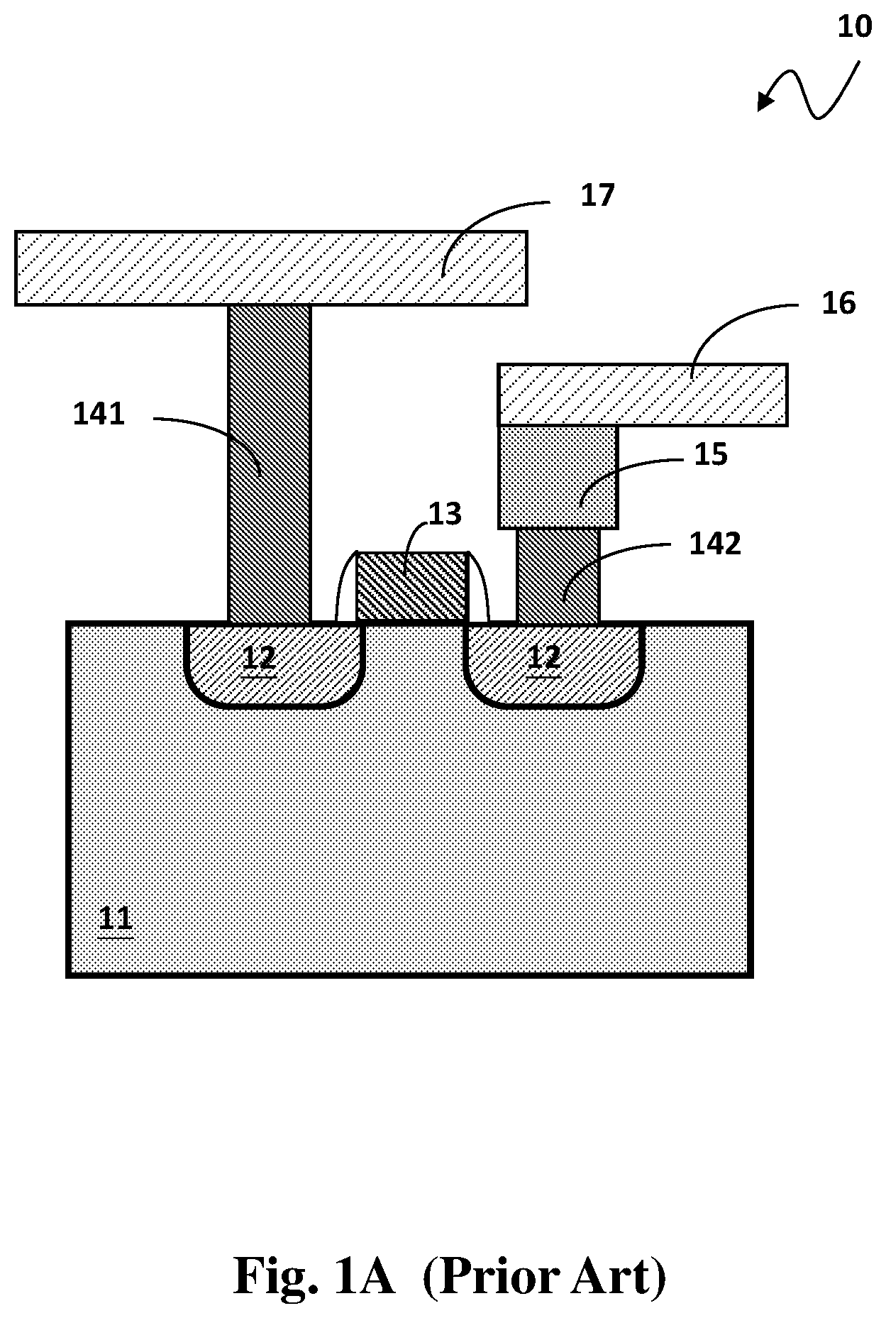 Patent US12588215 — Non-volatile memory device having schottky diode — Figure 1