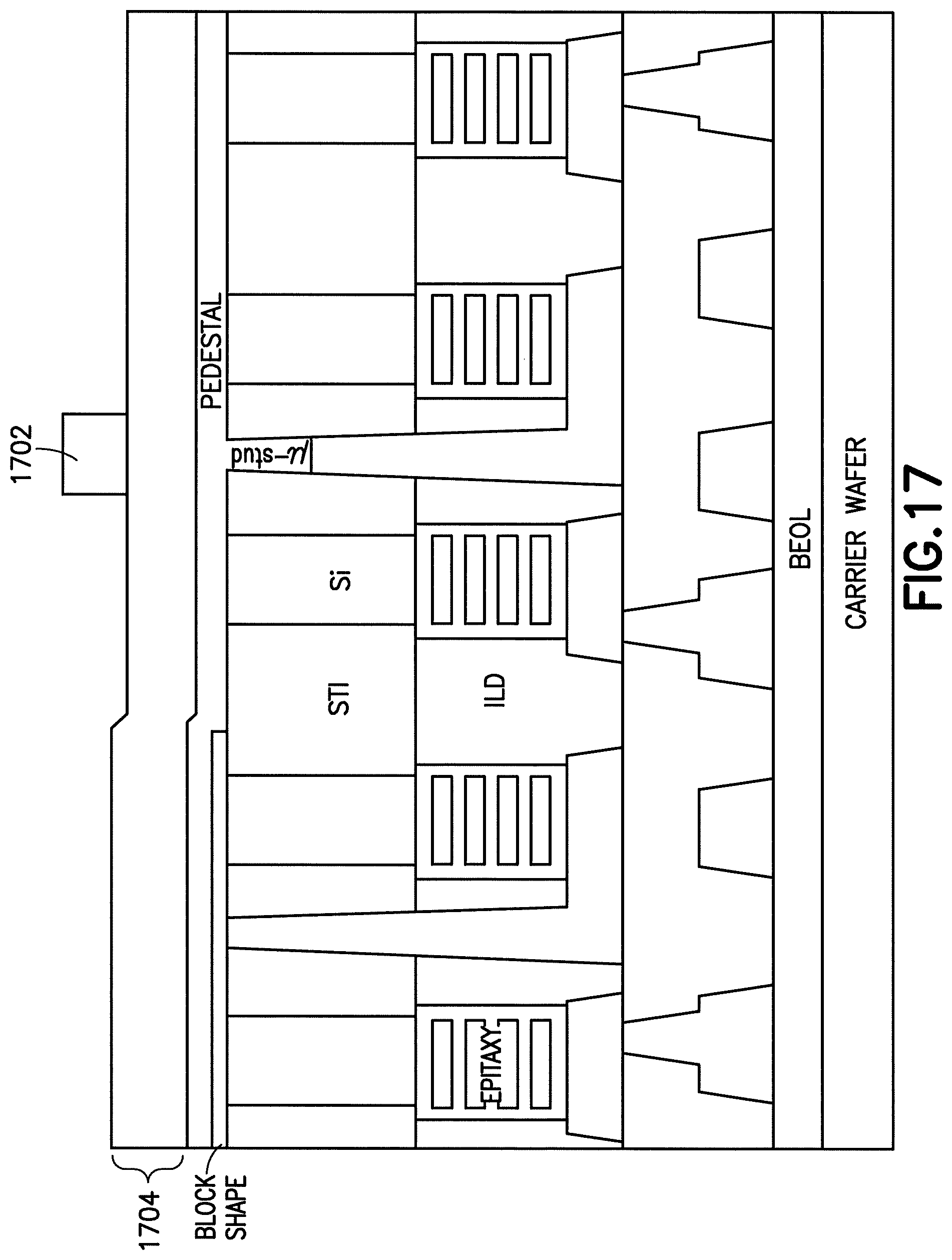 Patent US12588216 Figure 18 – Pillar based memory (MRAM) embedded within the buried power rail within a backside power distribution network